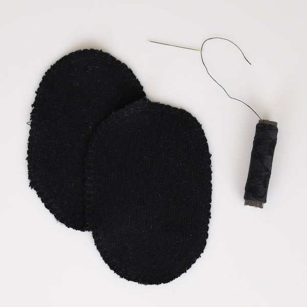 Black Elbow Patches - Small
