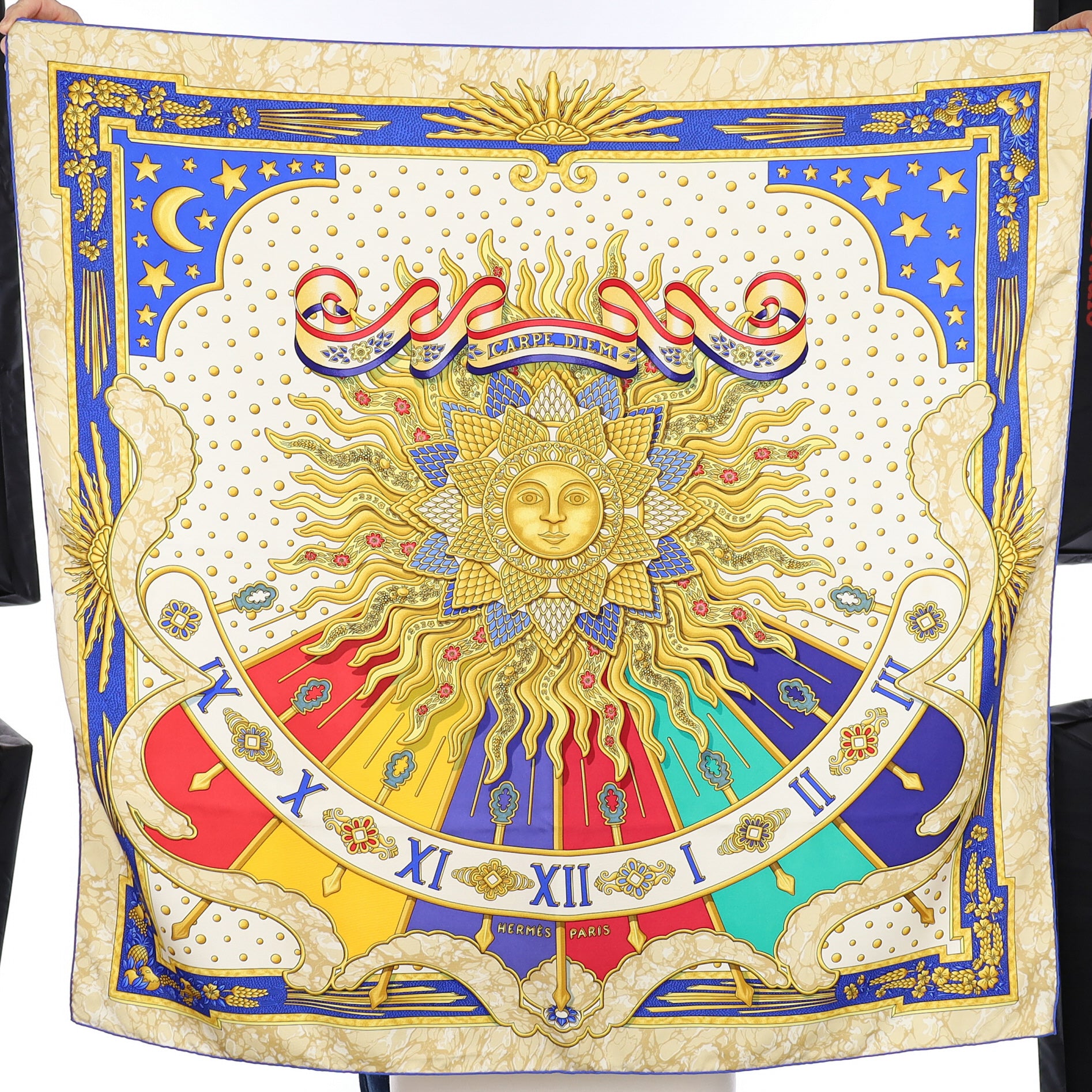 Hermès Carpe Diem Silk Scarf