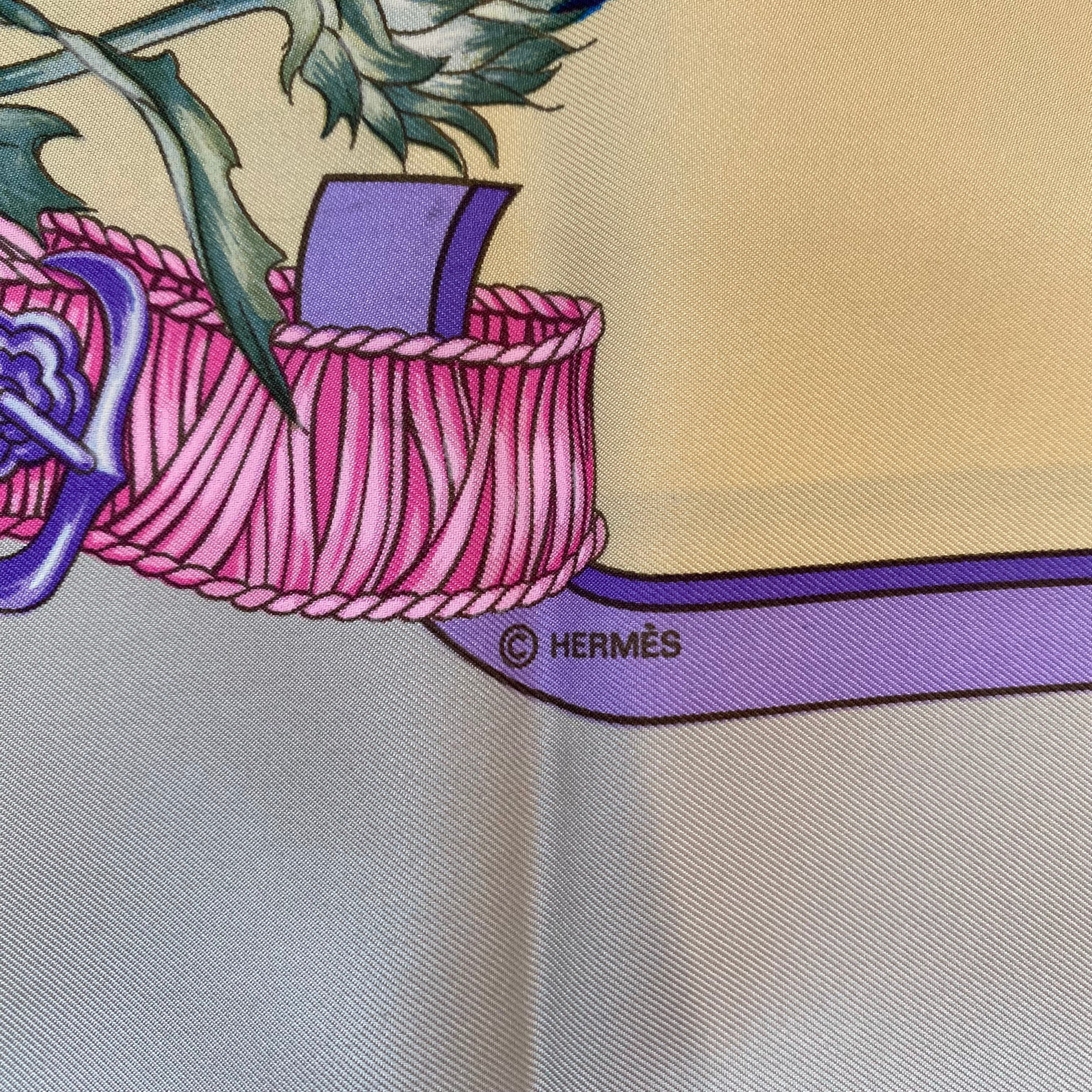 Hermès Regina Silk Scarf
