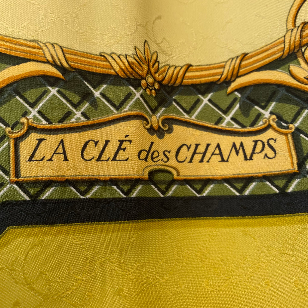 Hermès La Clé Des Champs Silk Scarf Quite Rare