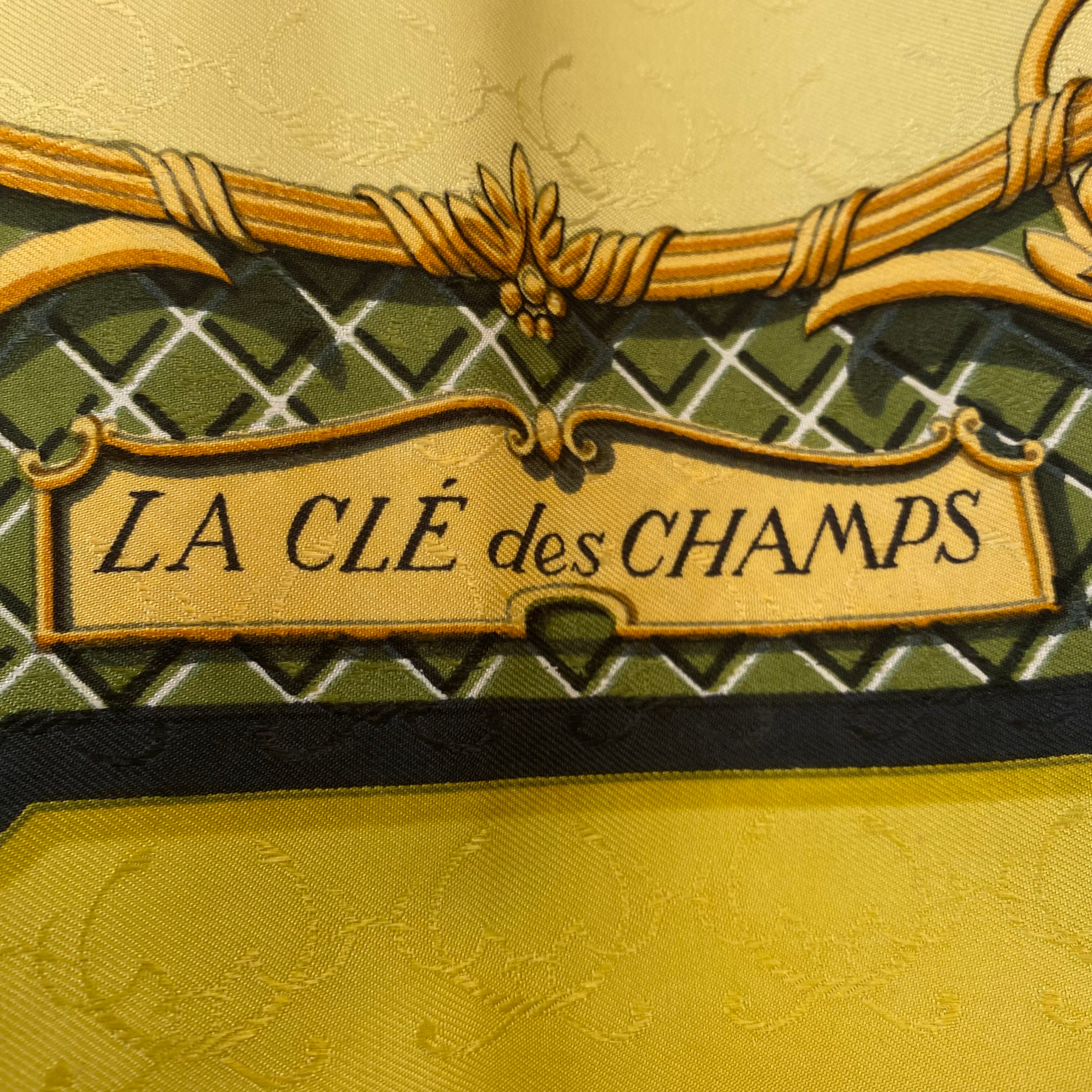 Hermès La Clé Des Champs Silk Scarf Quite Rare