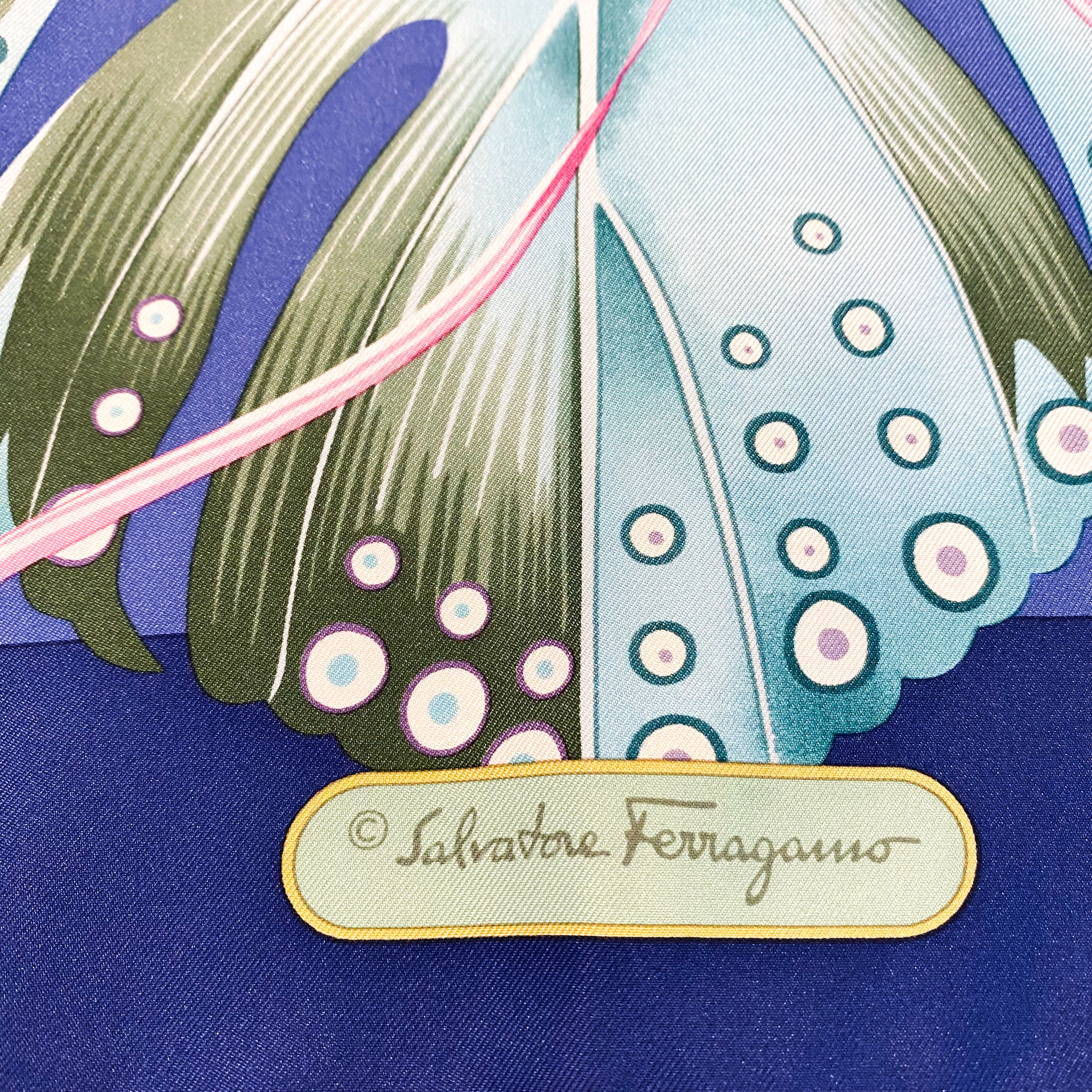 Stunning Salvatore Ferragamo Silk Scarf
