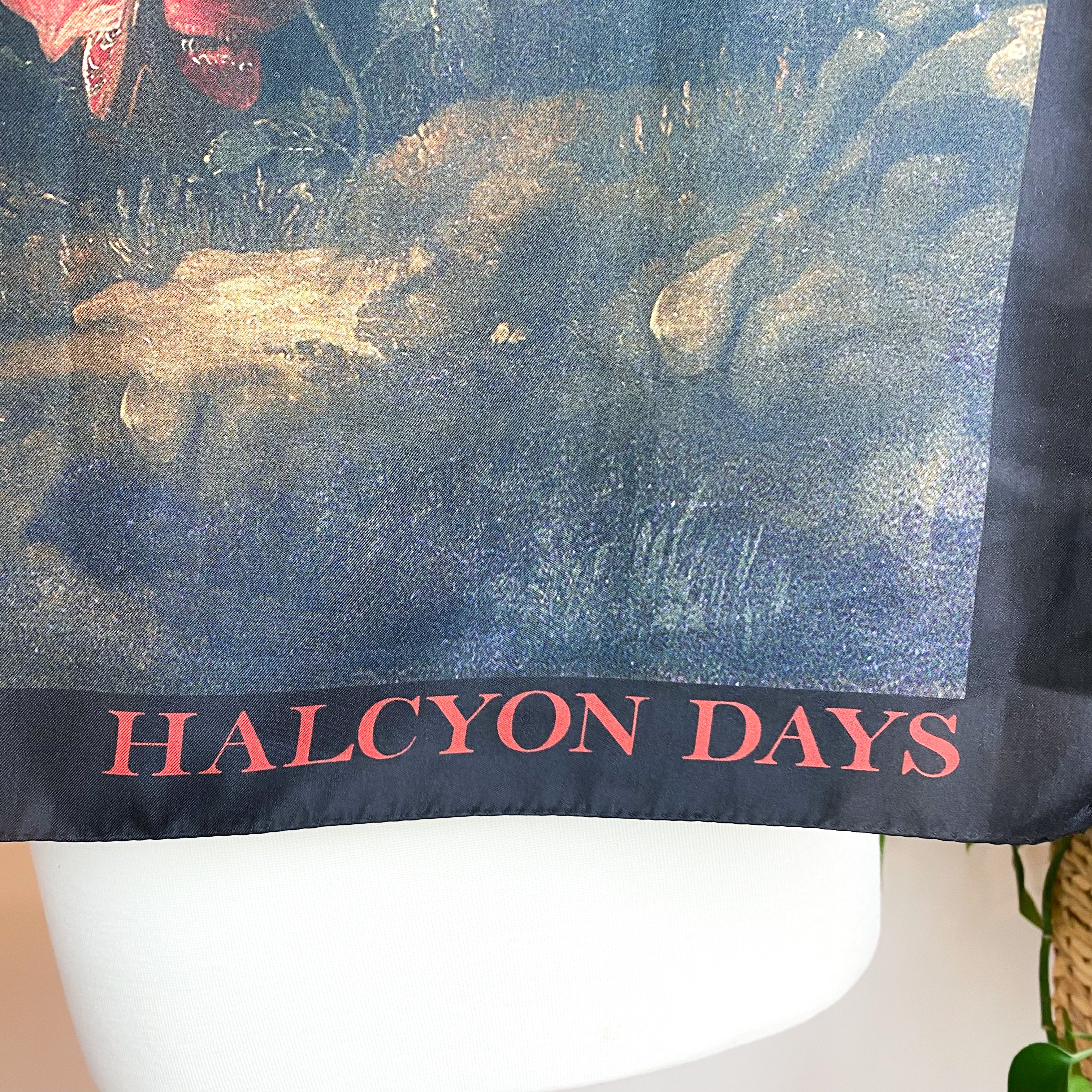 Halcyon Days Vintage Silk Scarf