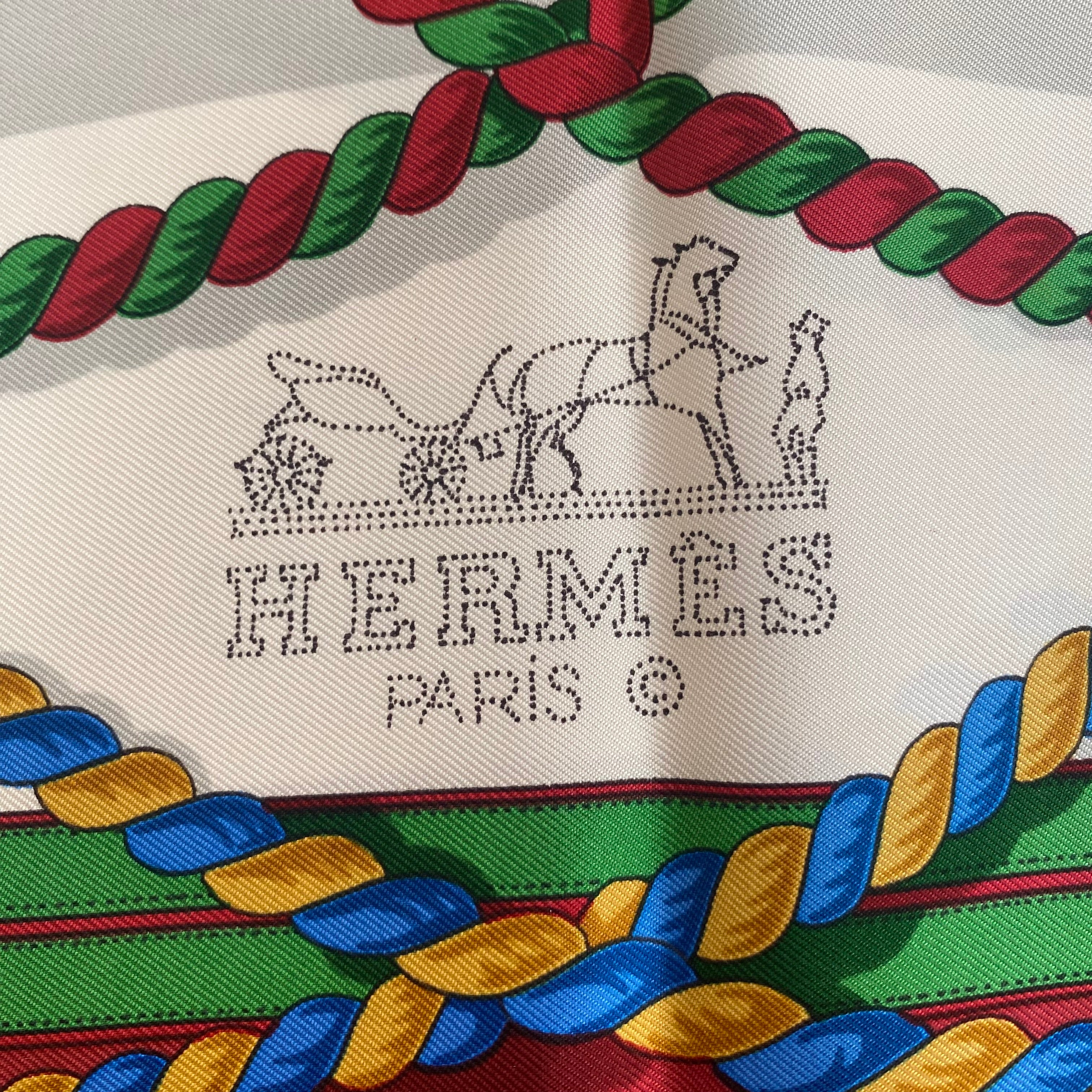 Hermès Grande Tenue Silk Scarf