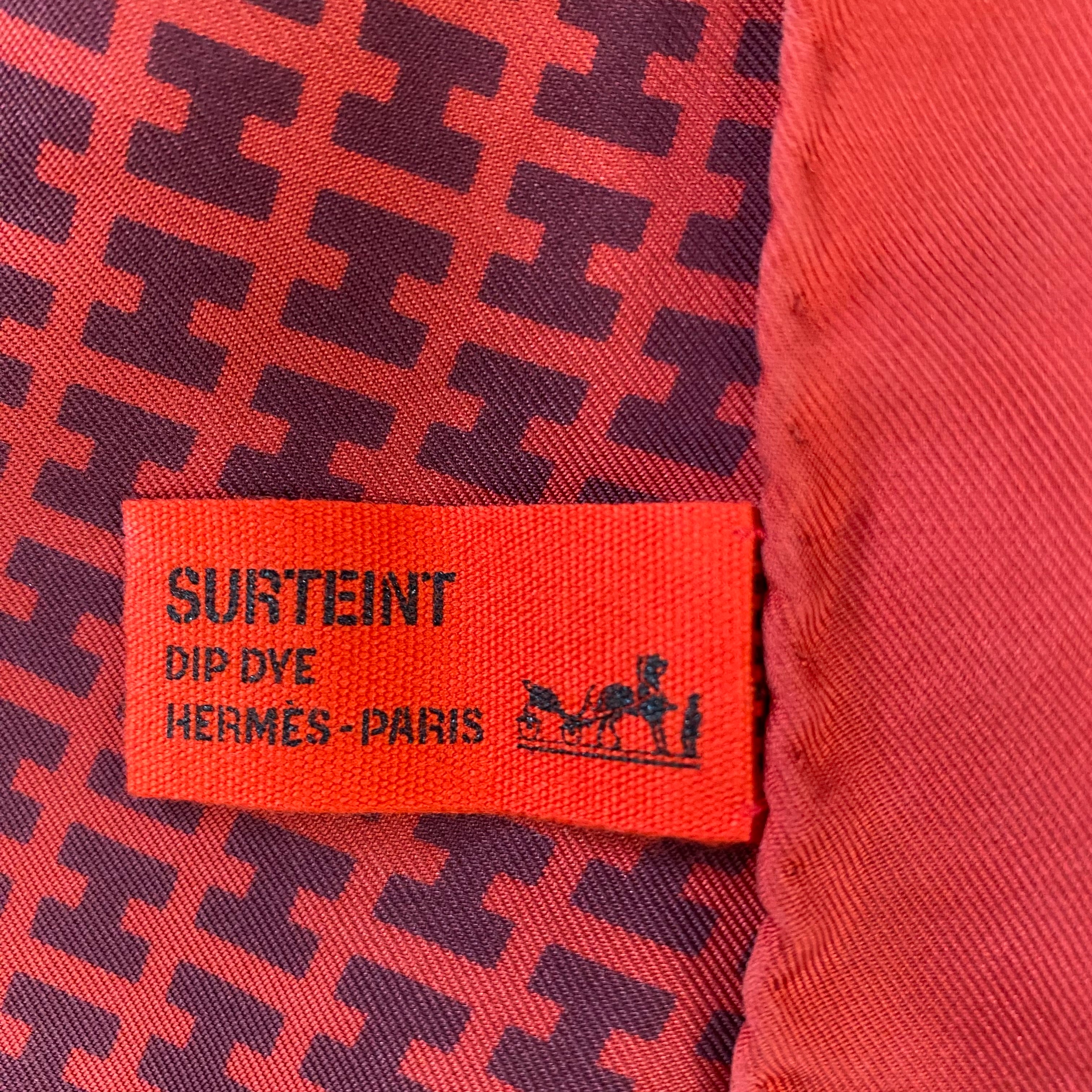 Hermès Dip Dye Surteint Silk Scarf