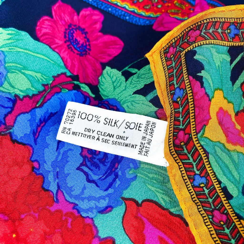 Liz Claiborne Colourful Vintage Silk Scarf