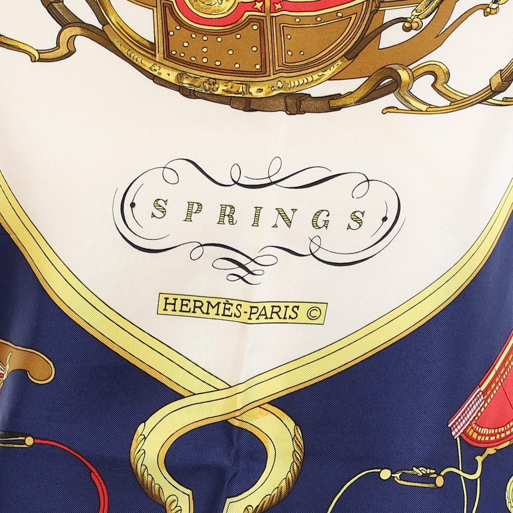 Brand New Hermès Springs Silk Scarf