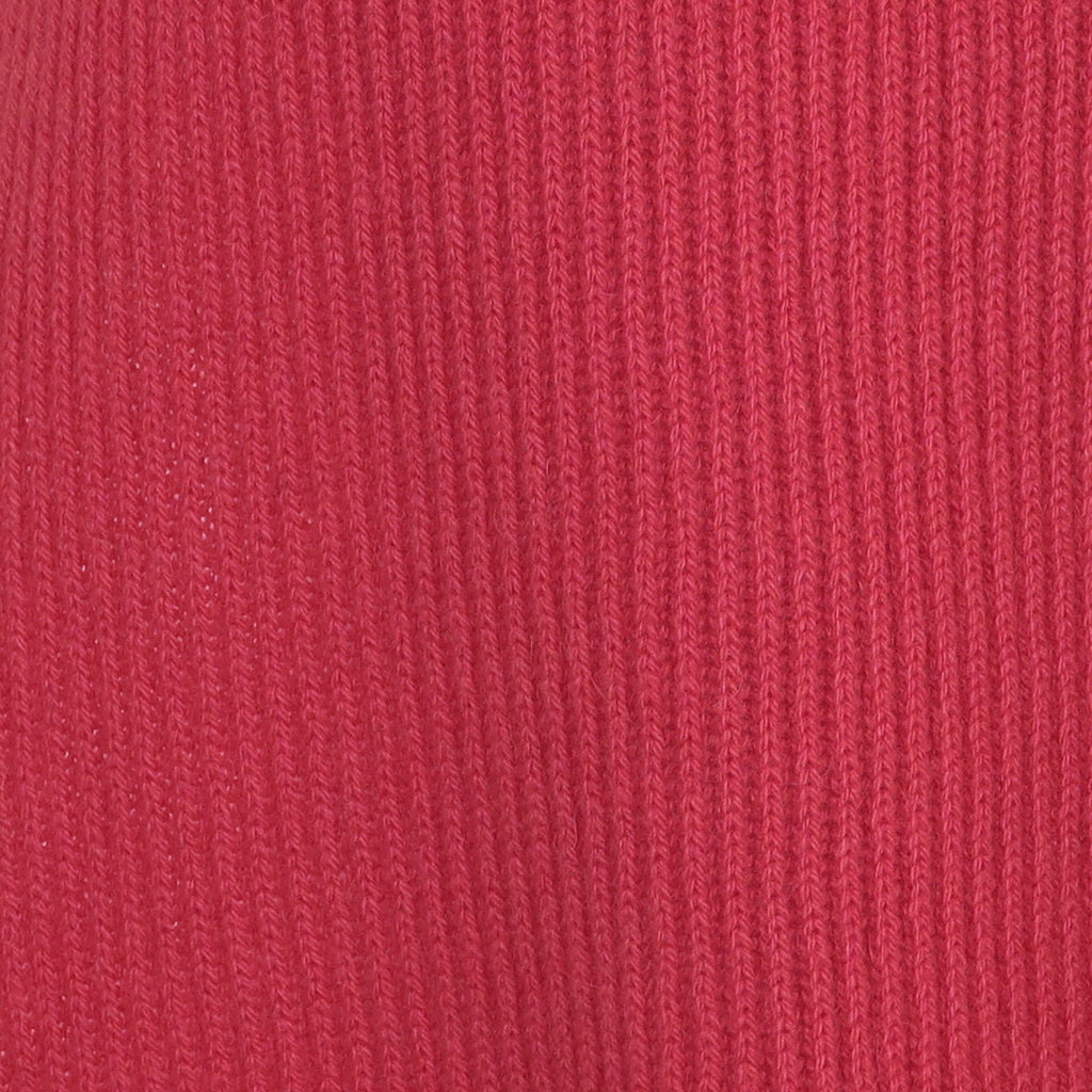 Brand New Scottish Cranberry Pink Rib Cashmere Scarf