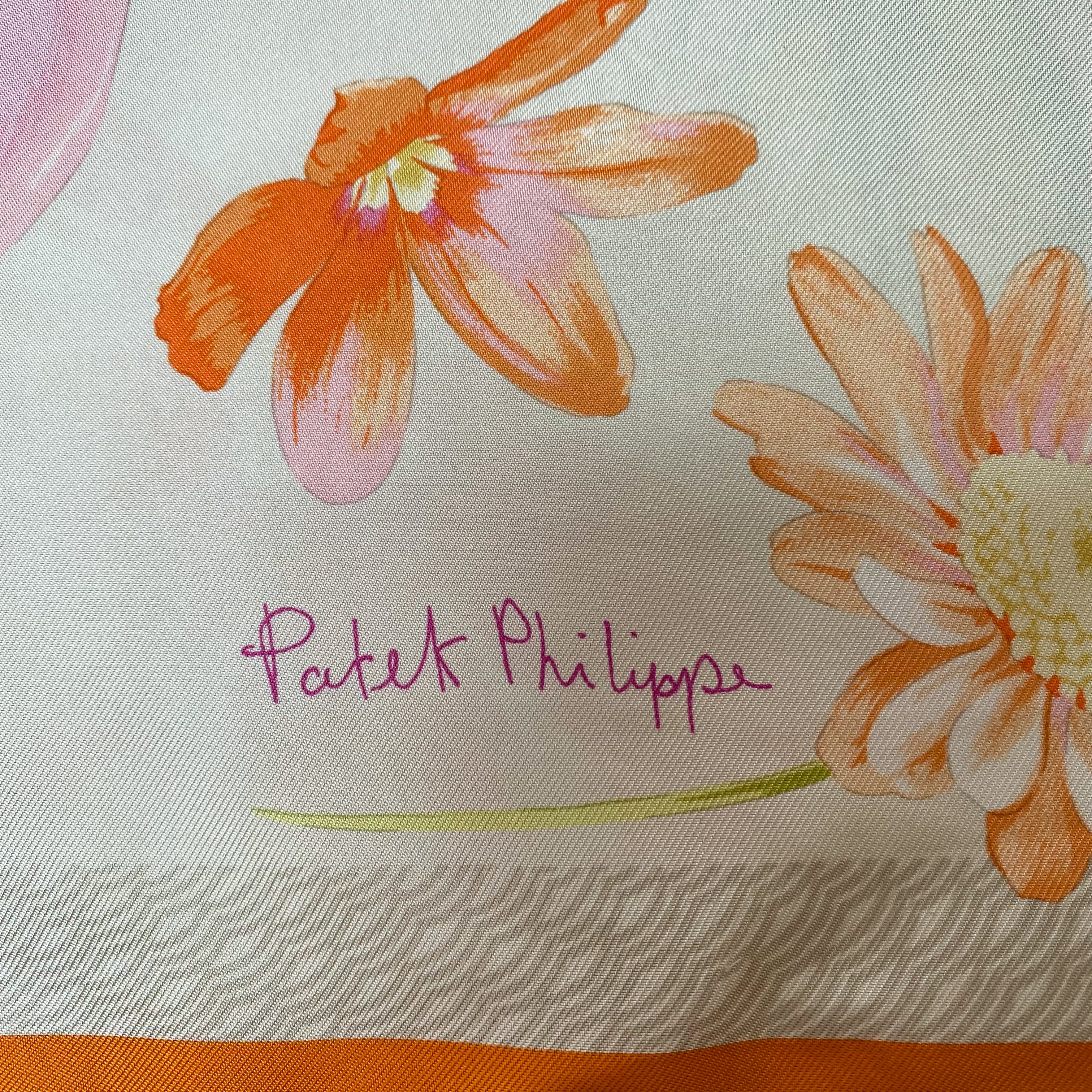 Patek Philippe Floral Silk Scarf