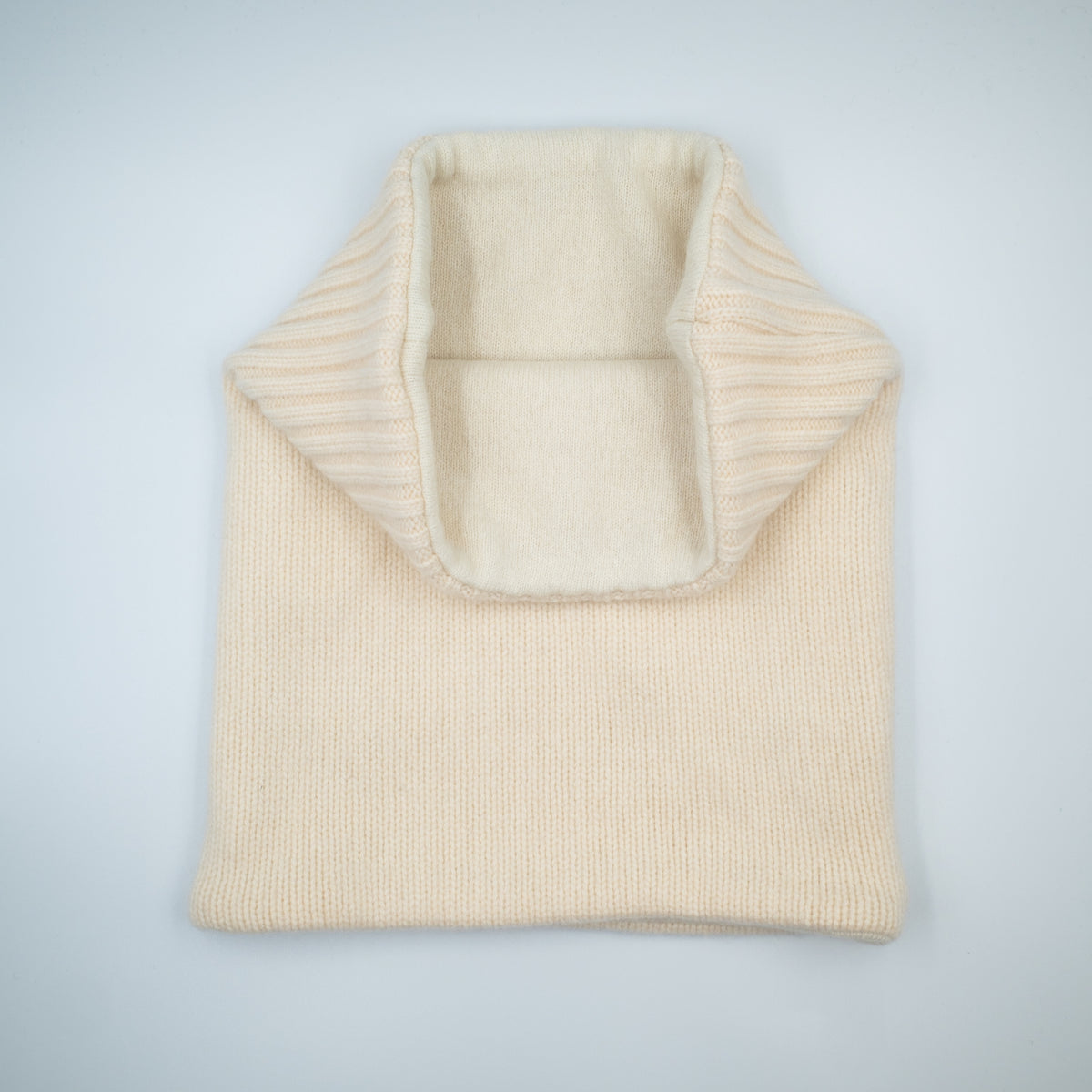 Chunky Winter White Luxury Double Layered Snood