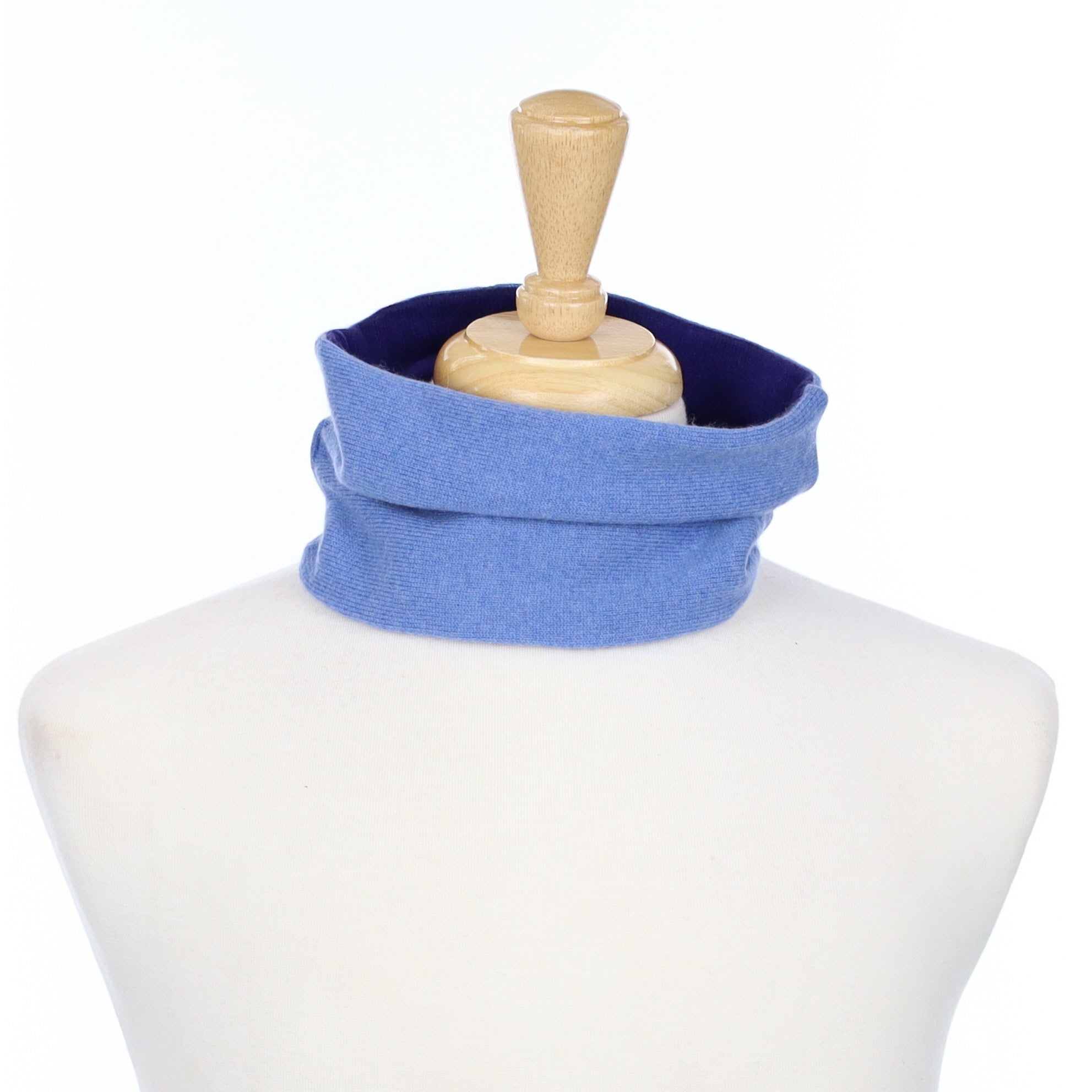 Indigo and Sky Blue Neck Warmer