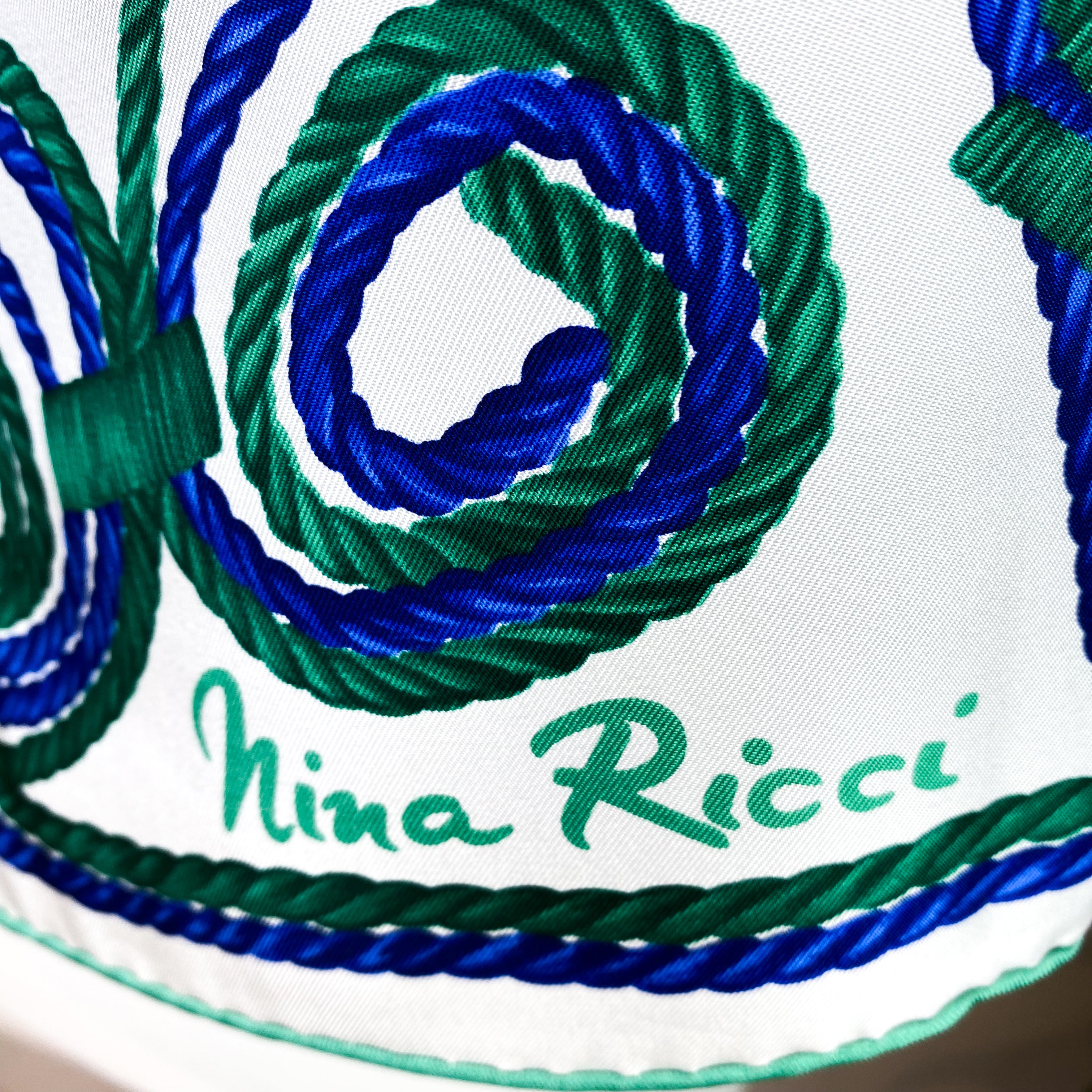 Brand New Nina Ricci Designer Silk Scarf