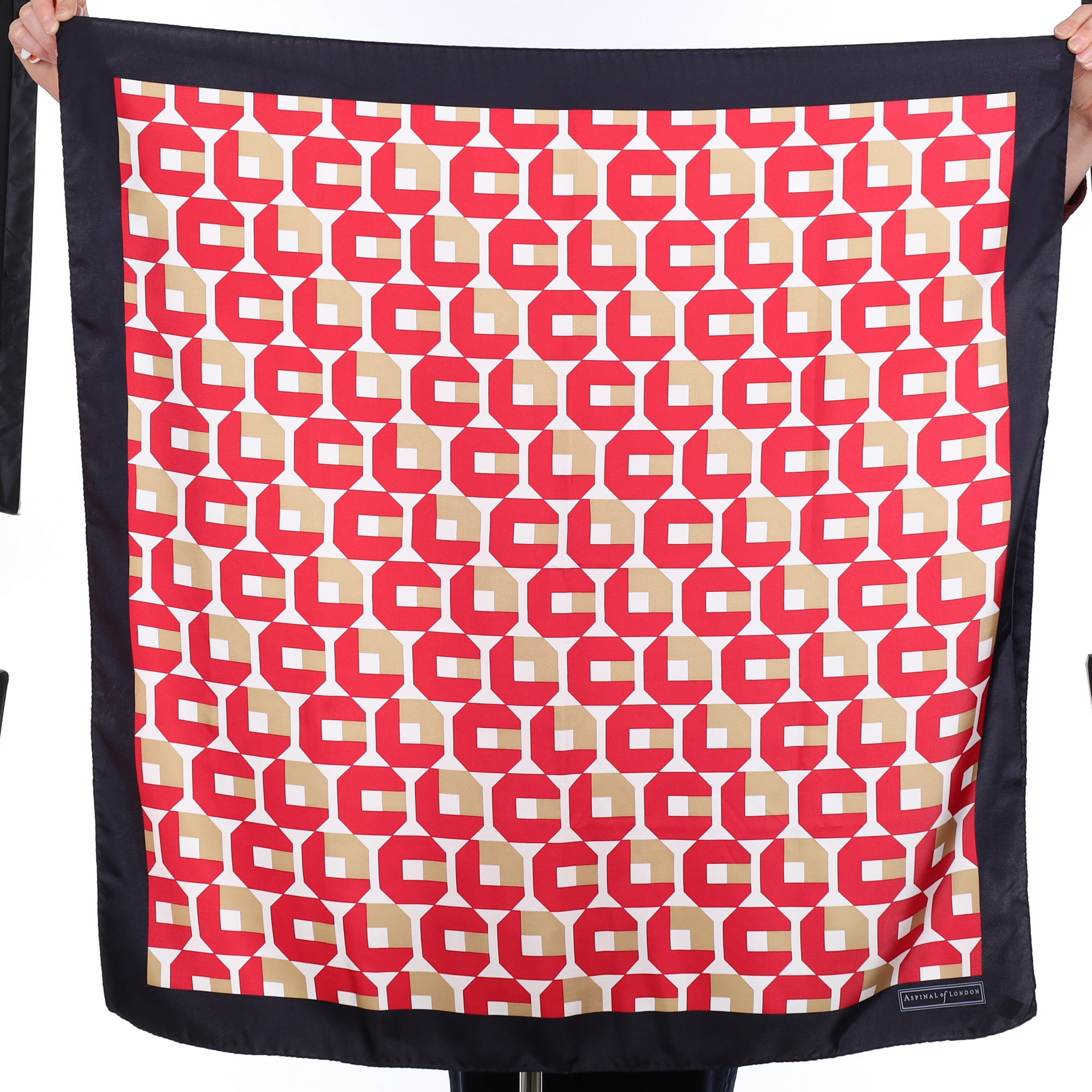 Brand New Boxed Aspinal Silk Scarf