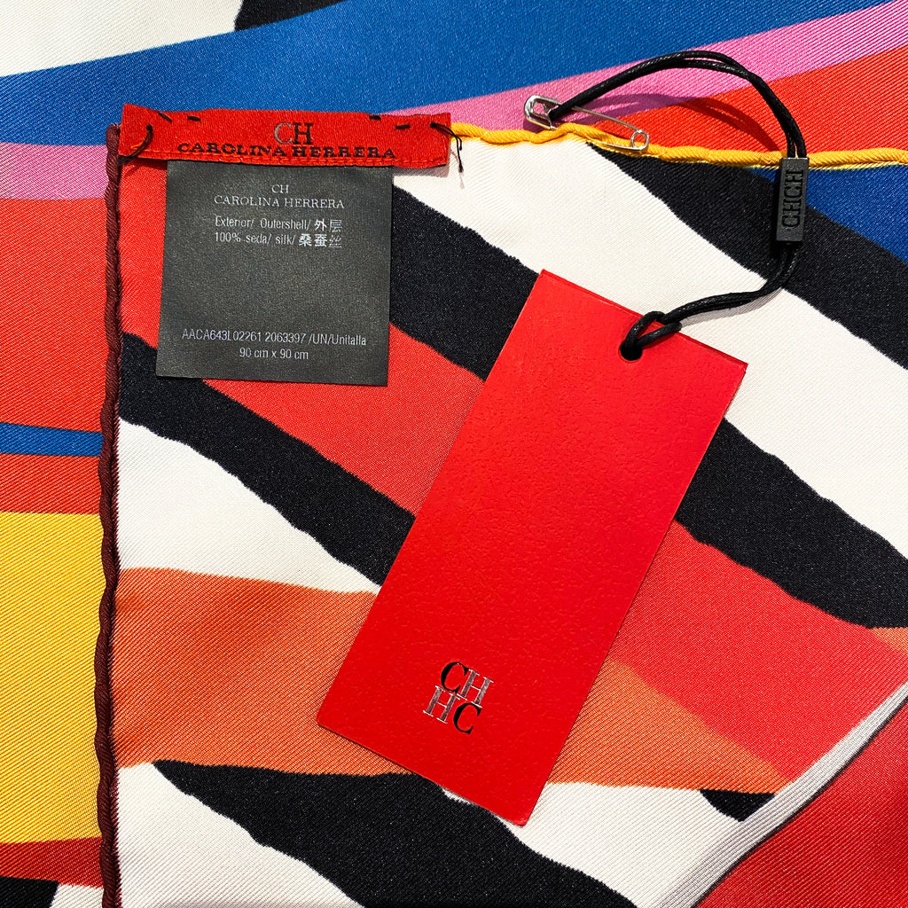 Carolina Herrera Designer Silk Scarf