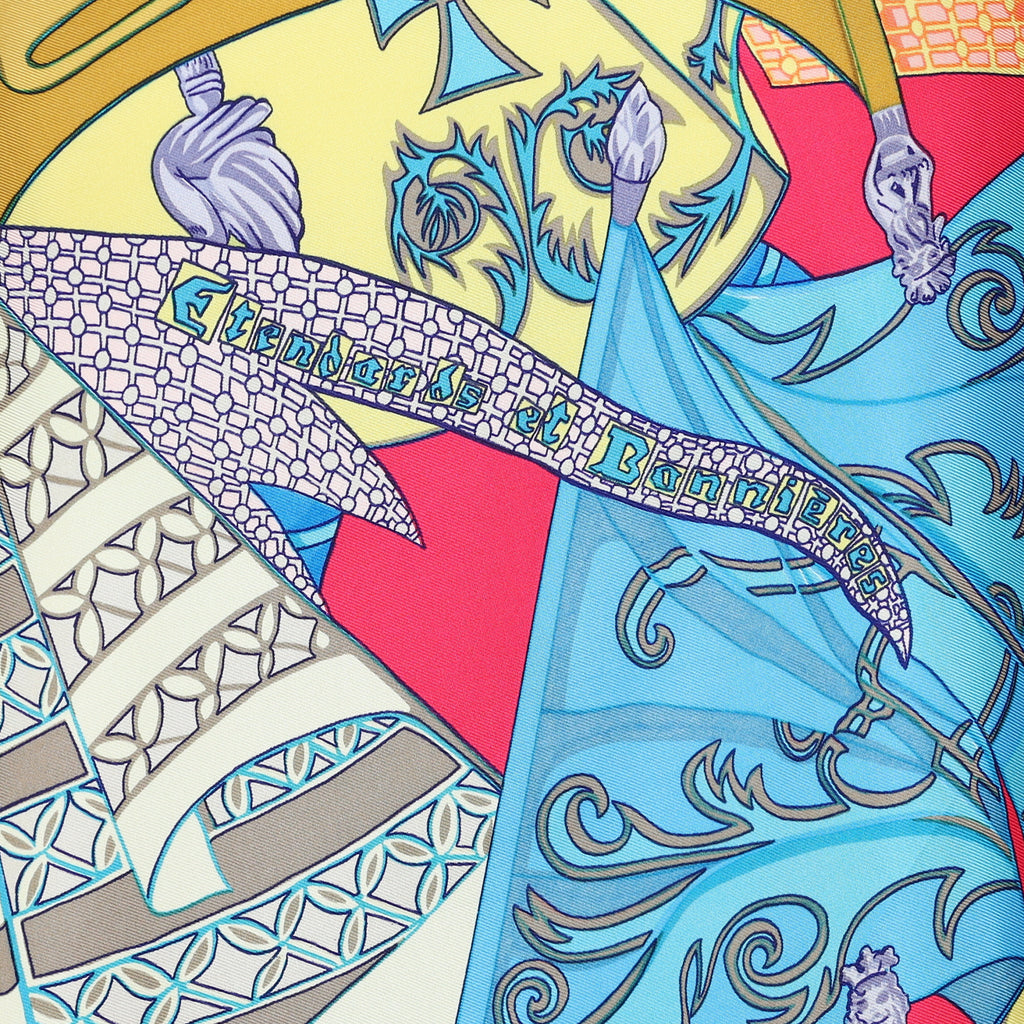 Hermès Étendards Et Bannières Silk Scarf