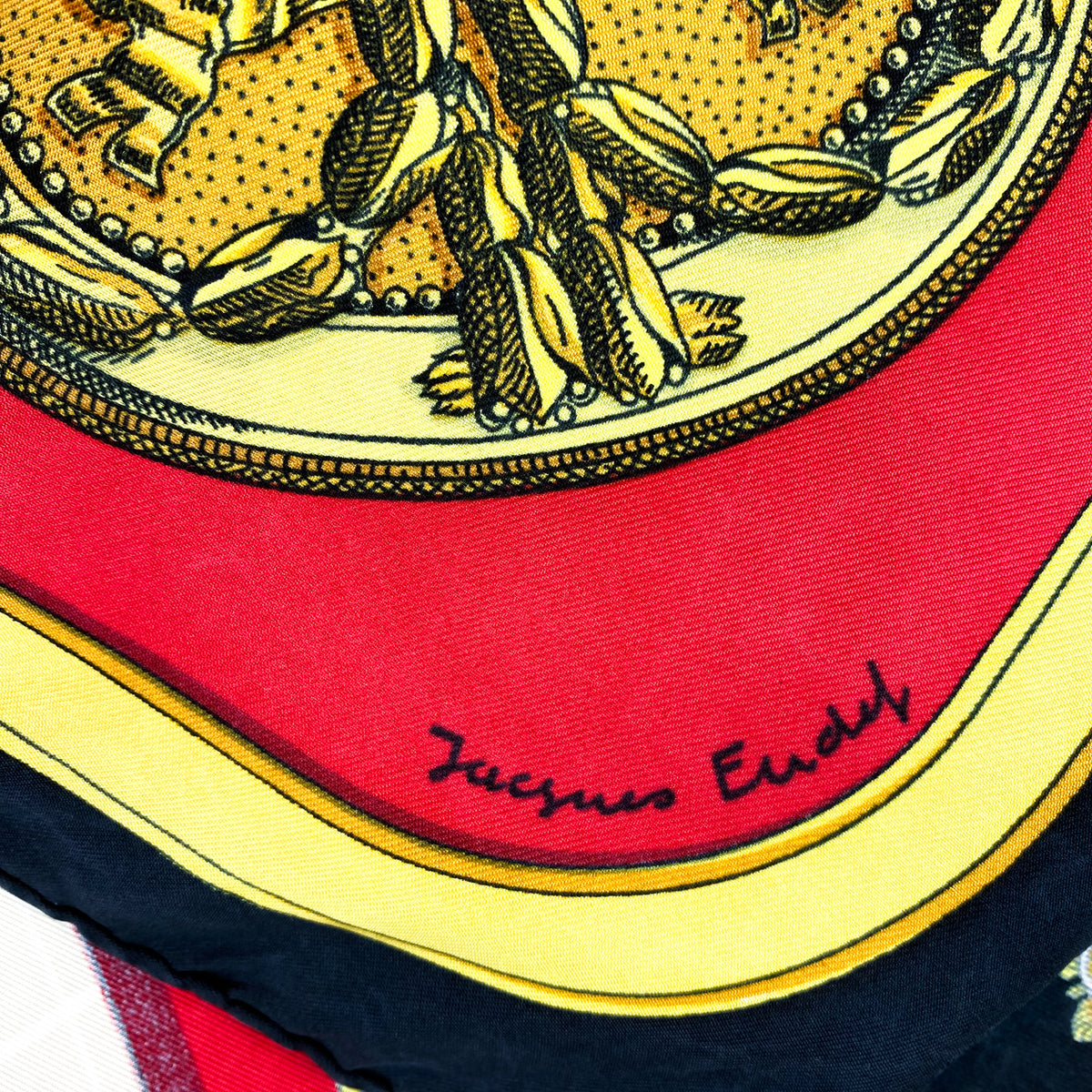 Boxed Hermes Grand Aparet Vintage Silk Scarf