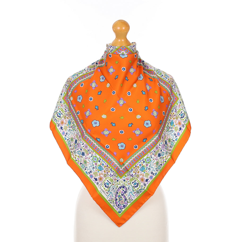 Brand New Boxed E Marinella Silk Scarf