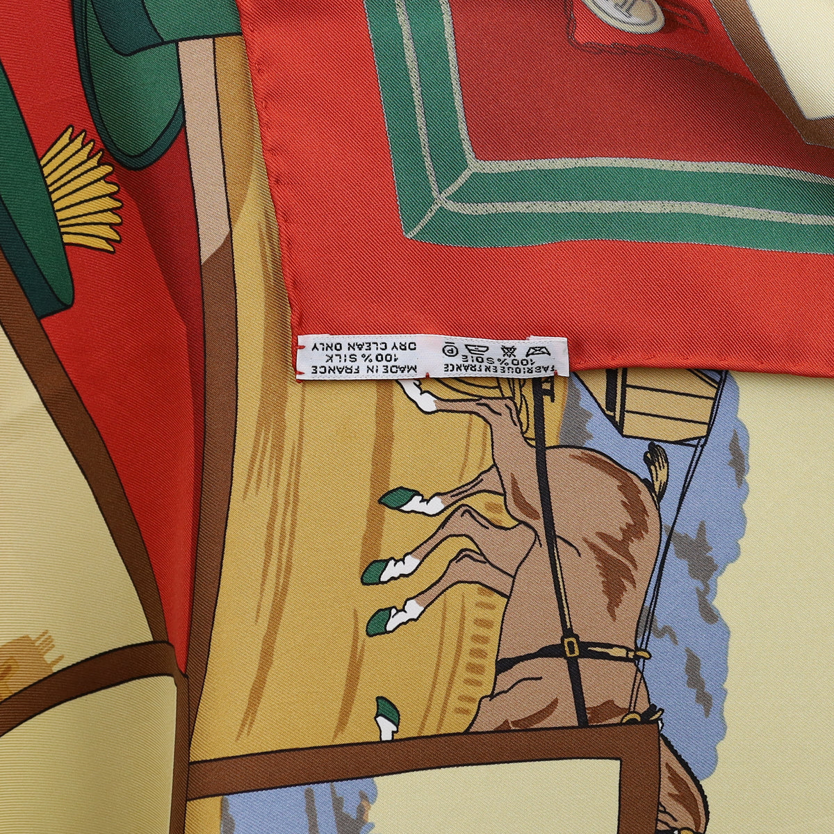Hermès Mail-Coach Silk Scarf