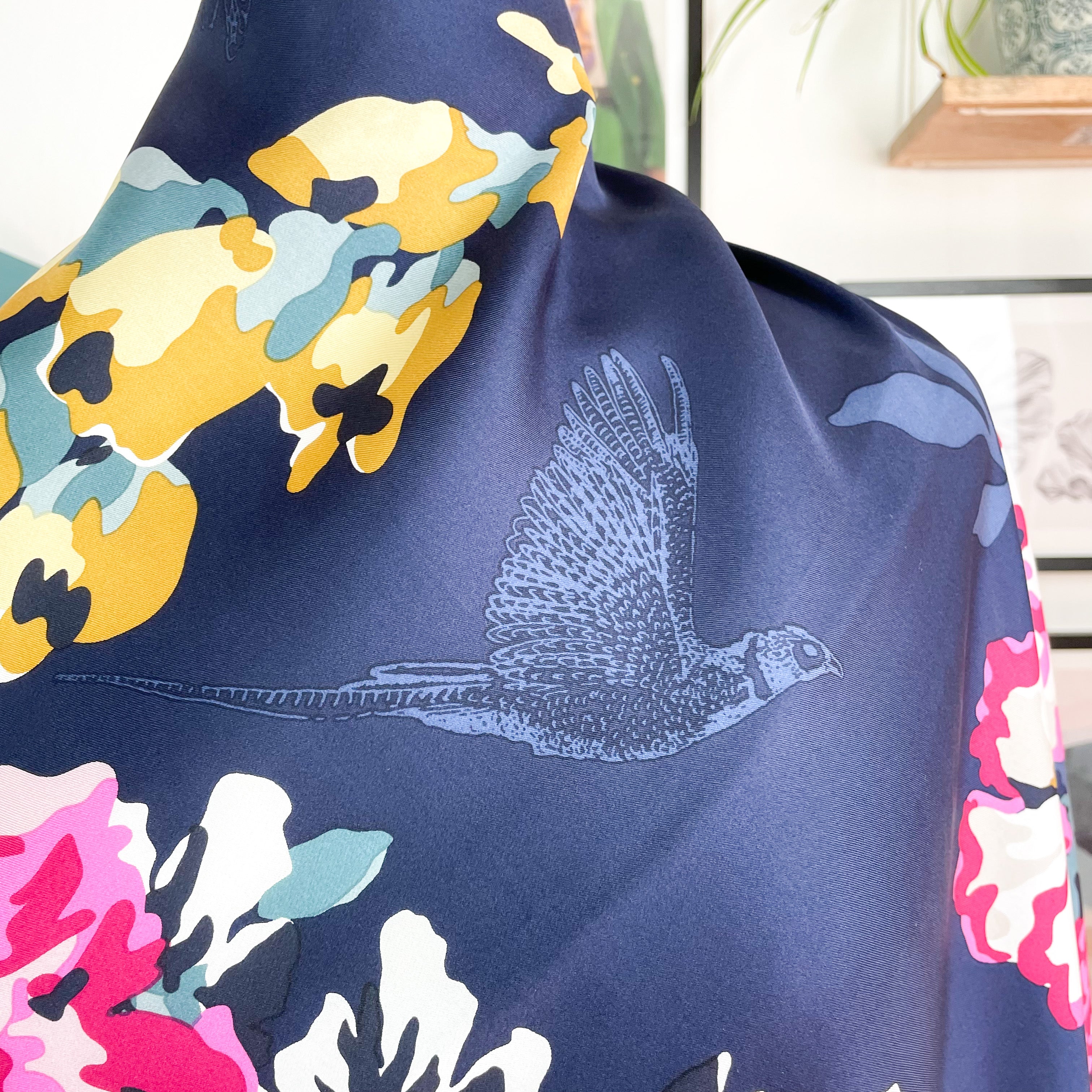 Brand New Joules Floral Design Silk Scarf