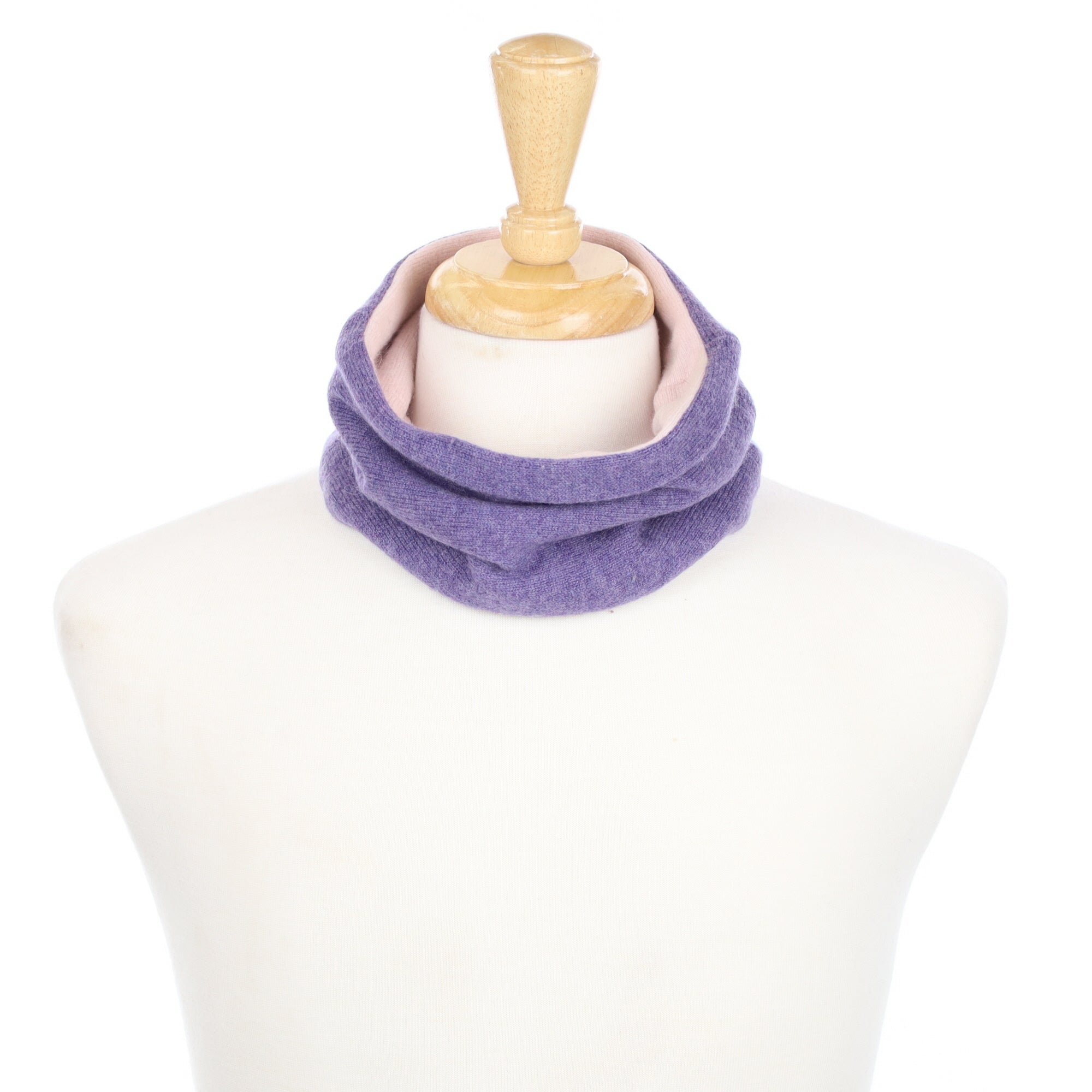 Amethyst and Ice Pink Neck Warmer