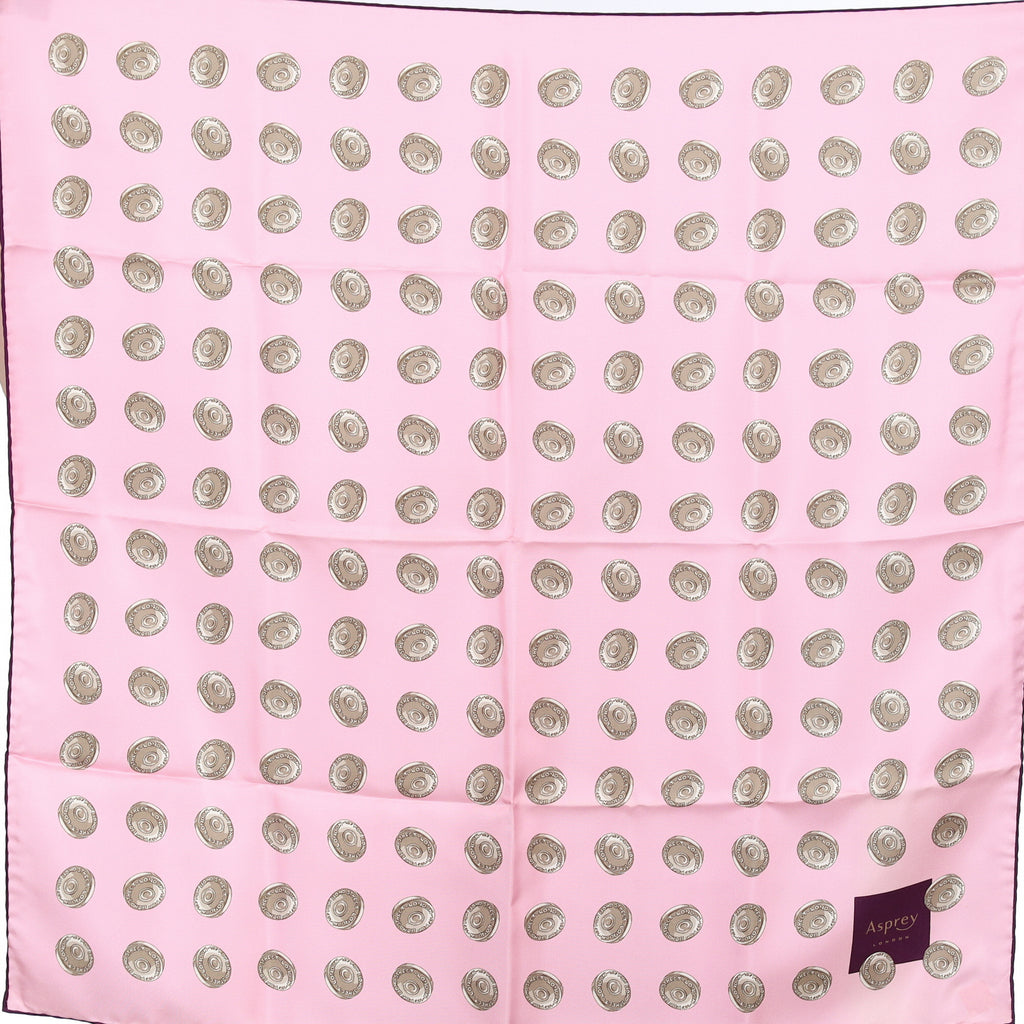 Brand New Boxed Asprey Silk Scarf