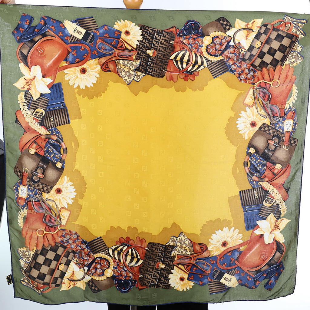 1980’s Fendi Vintage Silk Scarf