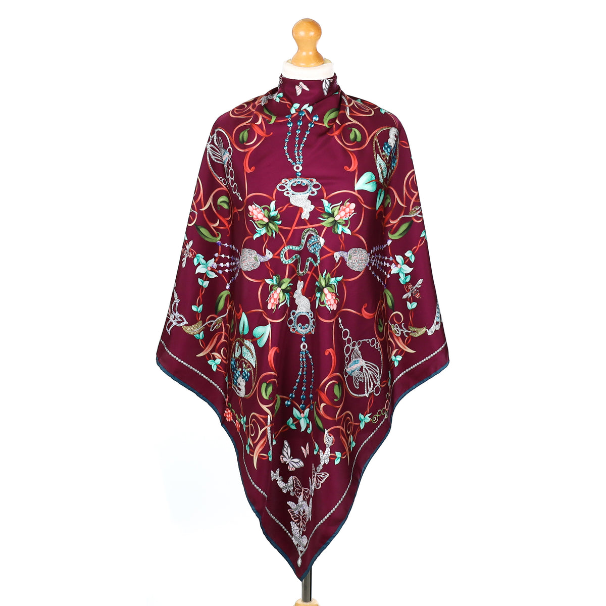 Chopard Jewel Patterned Silk Scarf