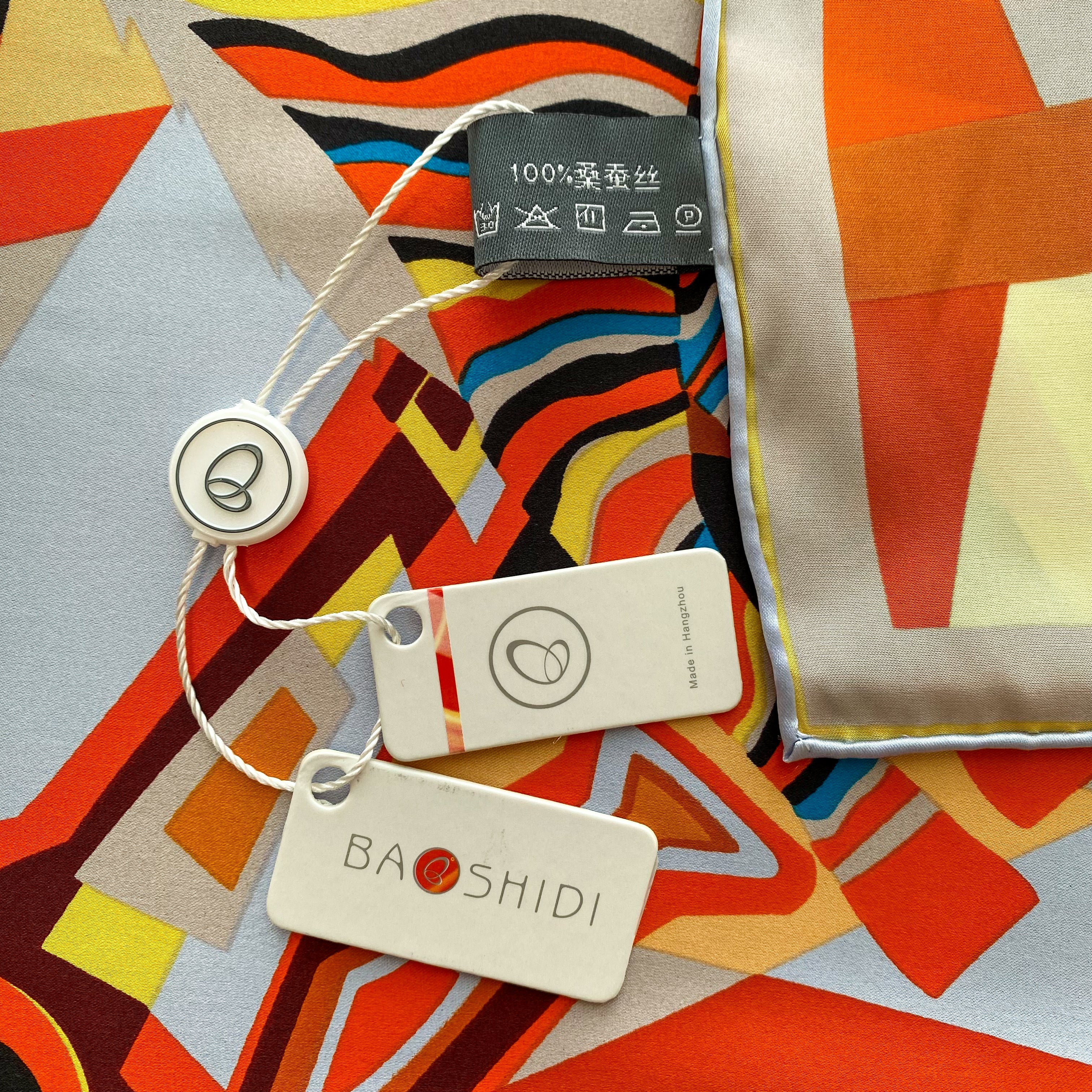 Brand New Boxed Colourful Silk Scarf