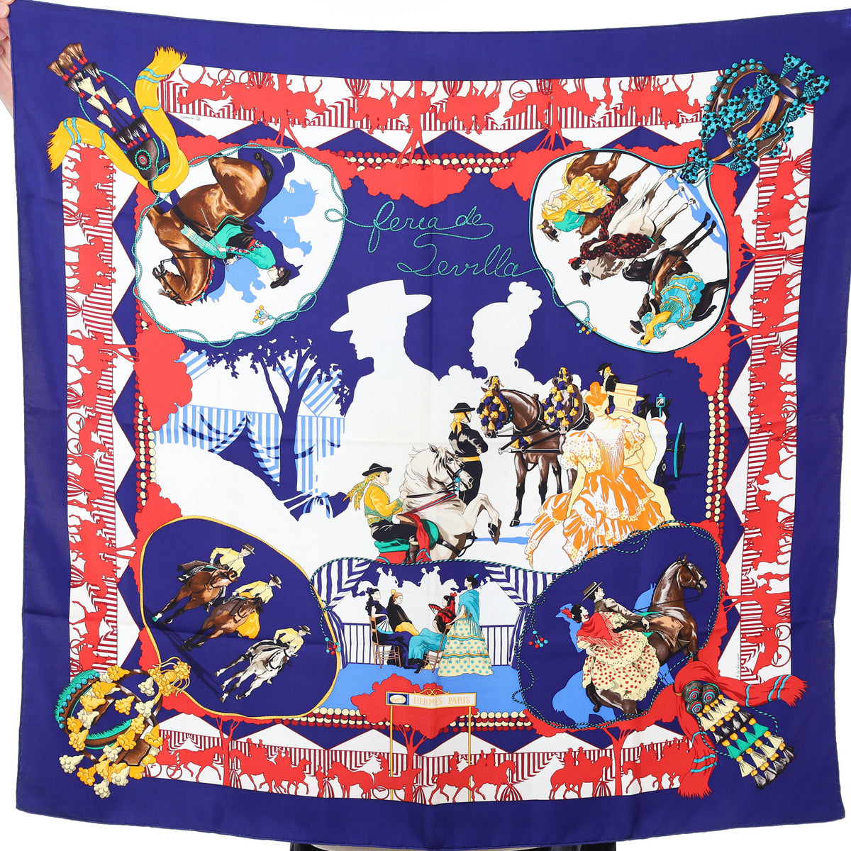 Hermès Feria de Sevilla Silk Scarf Quite Rare