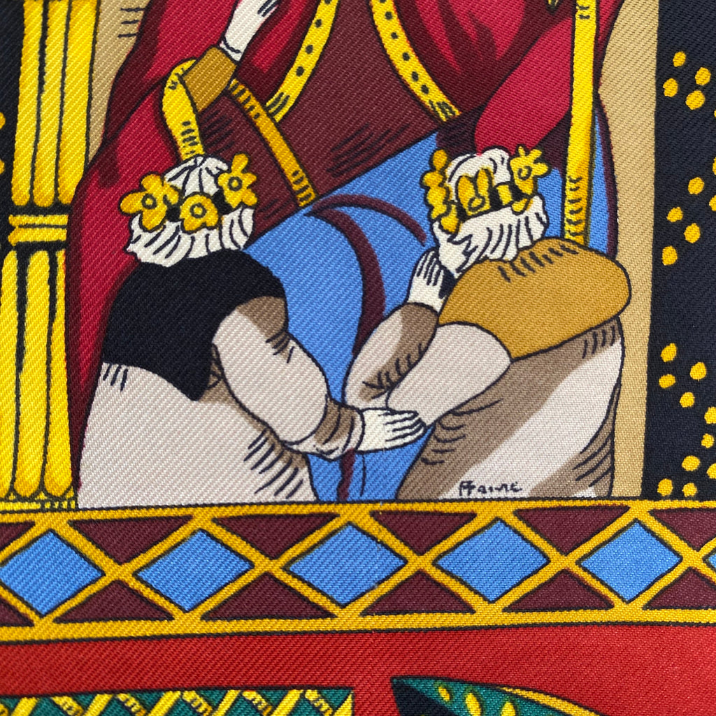 Hermès Le Tarot Silk Scarf