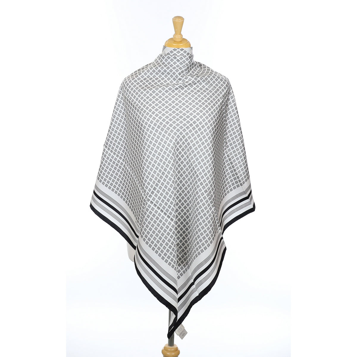 Brand New Givenchy Monochrome Silk Scarf