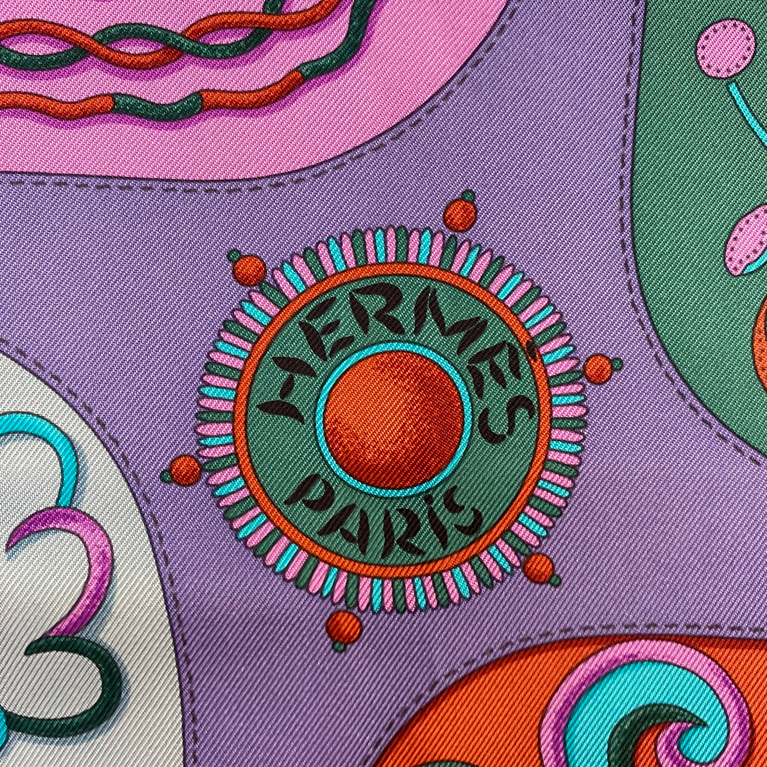 Brand New Boxed Hermès Festival des Amazones Silk Scarf