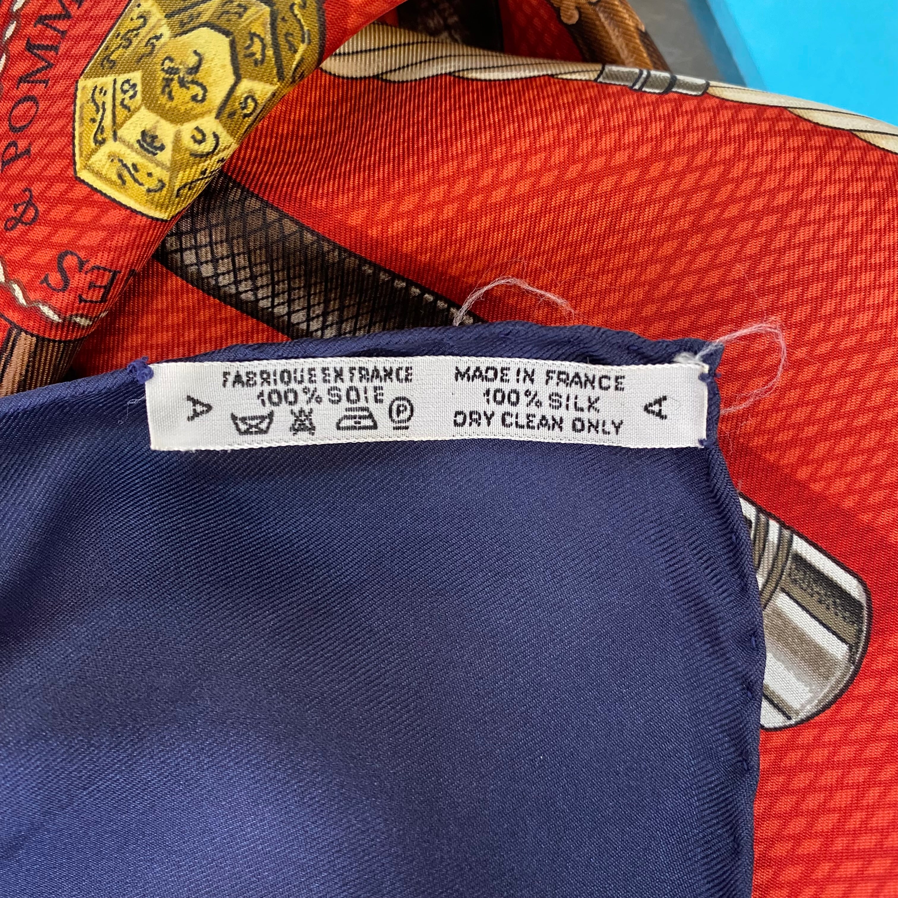 Hermès Cannes & Pommeaux Silk Scarf
