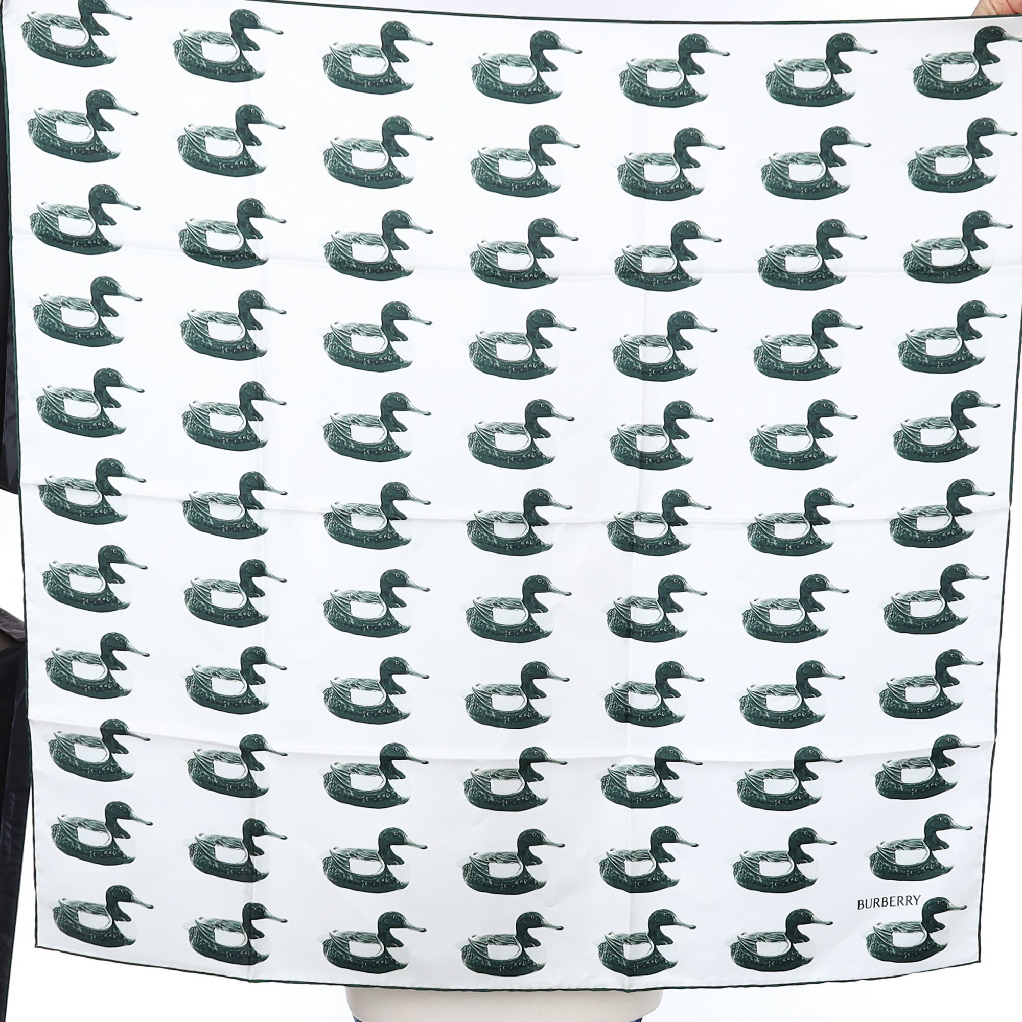 Brand New Burberry Duck Silk Scarf
