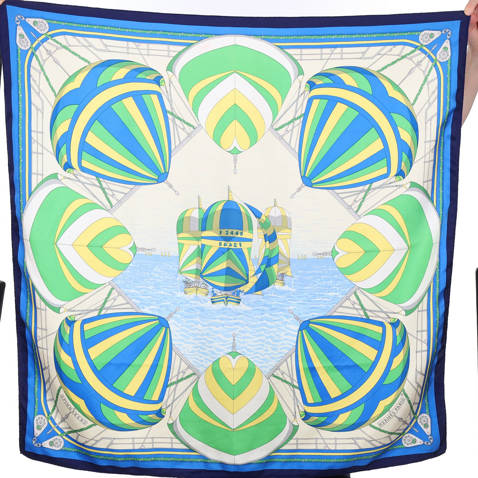 Hermès Spinnakers Silk Scarf