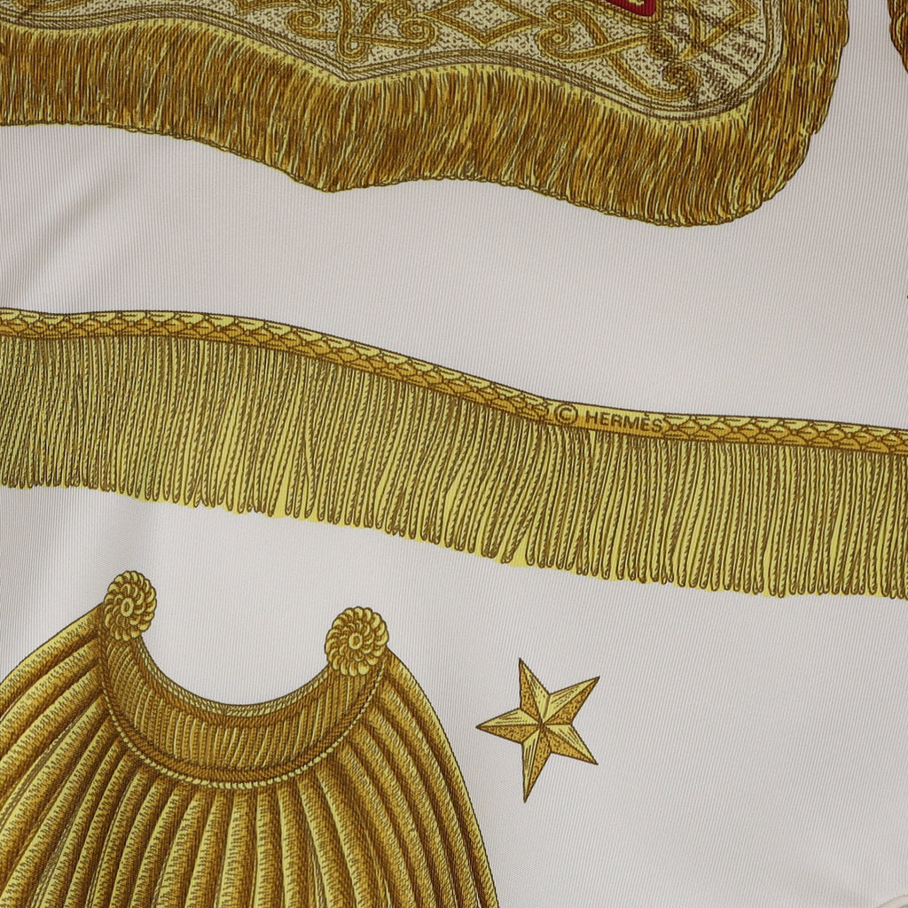 Hermès Poste Et Cavalerie Silk Scarf
