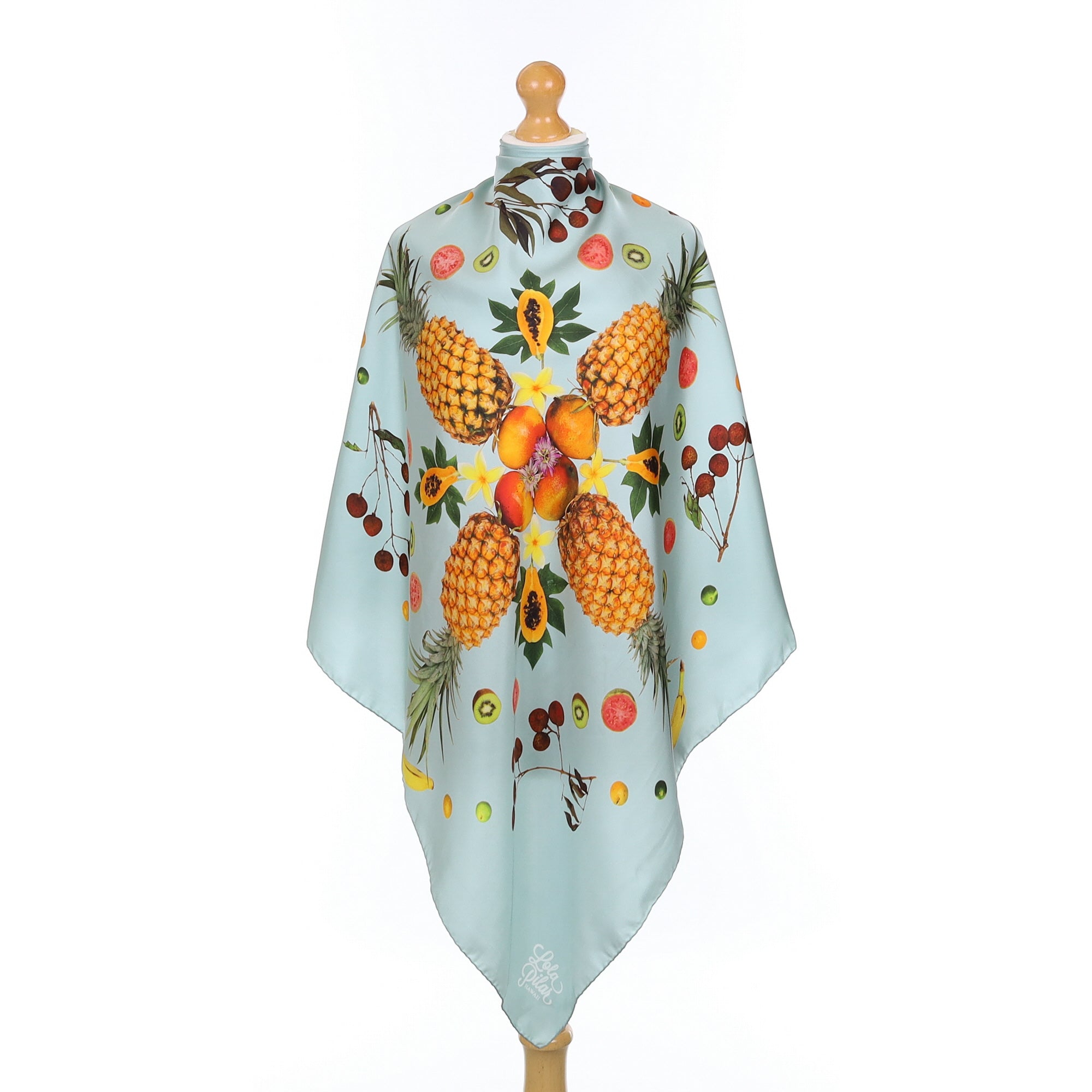 Lola Pilar Pineapple Silk Scarf