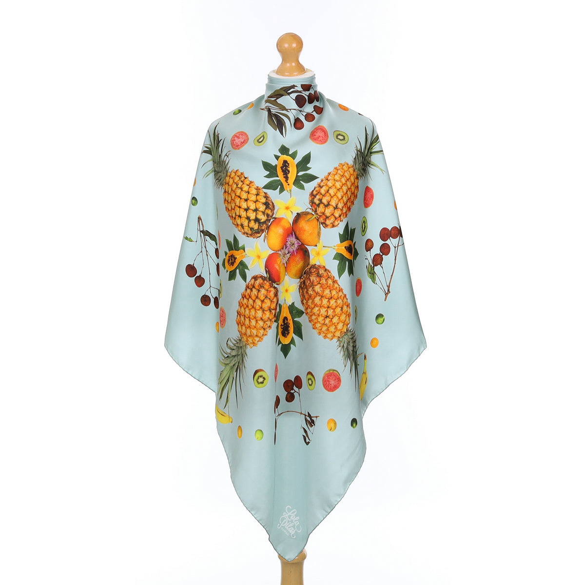 Lola Pilar Pineapple Silk Scarf