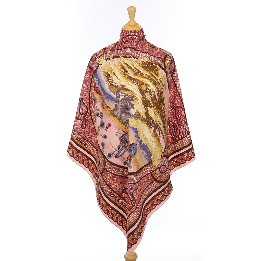 Hermès Sous Le Cèdre Silk Scarf