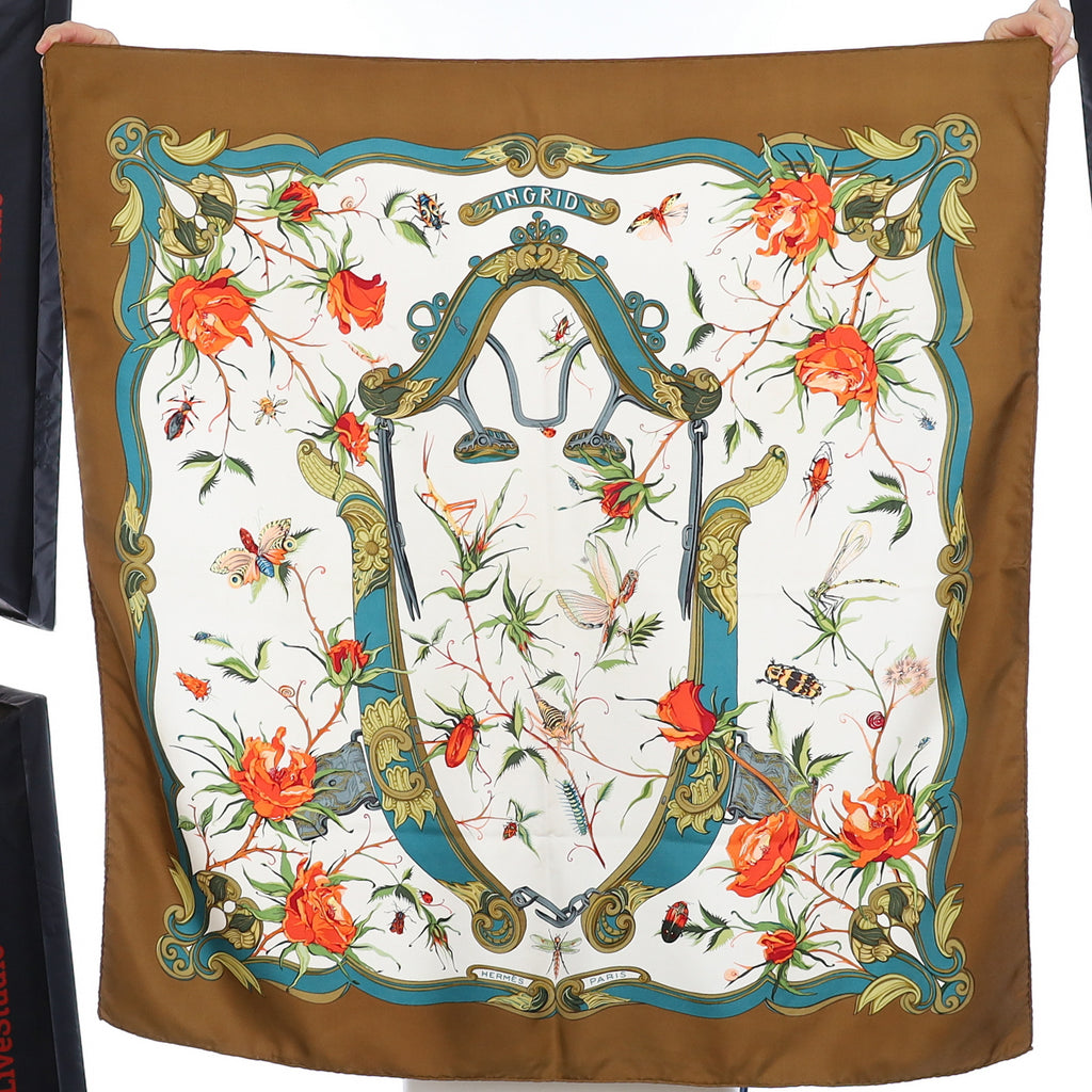 Hermès Ingrid Silk Scarf Quite Rare