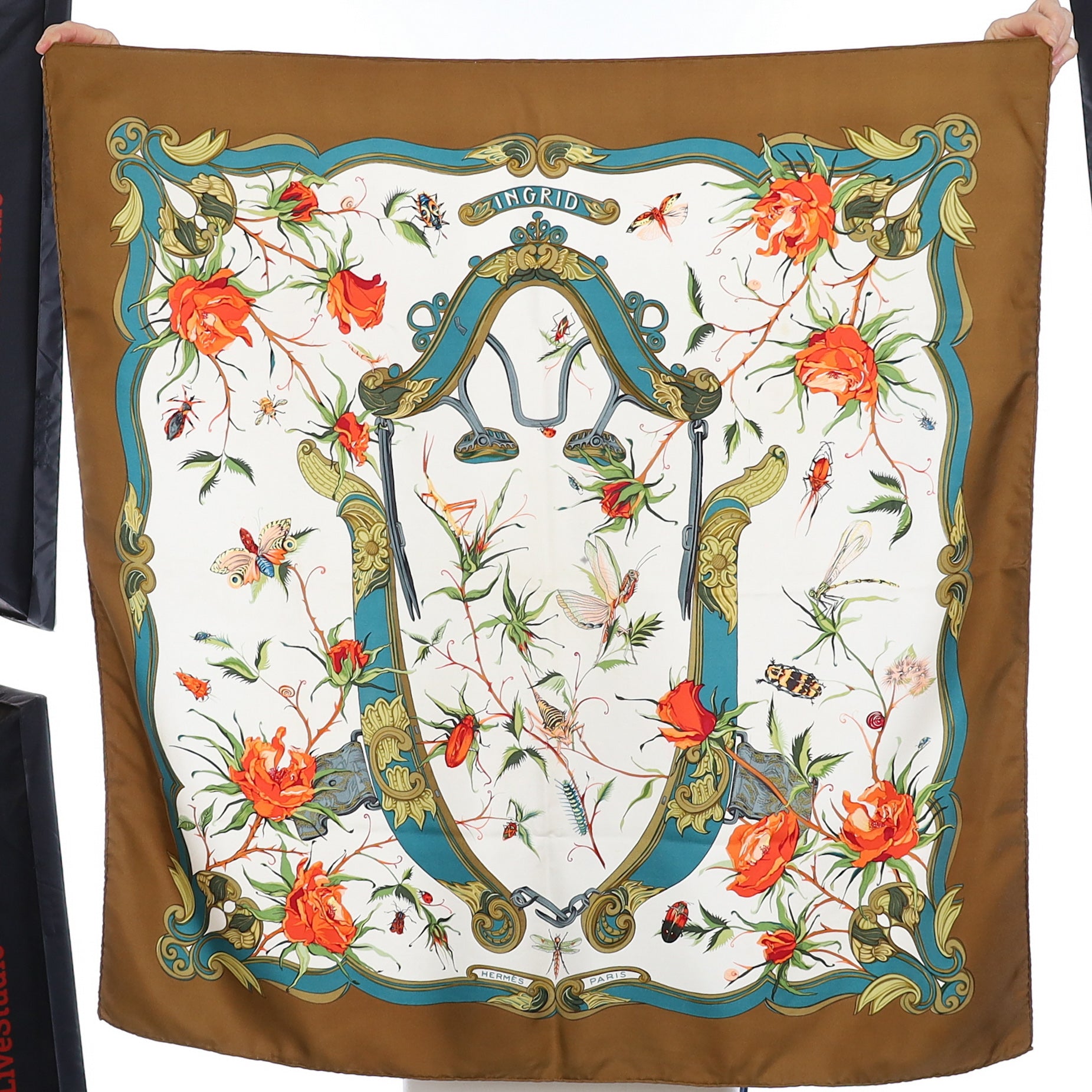 Hermès Ingrid Silk Scarf Quite Rare