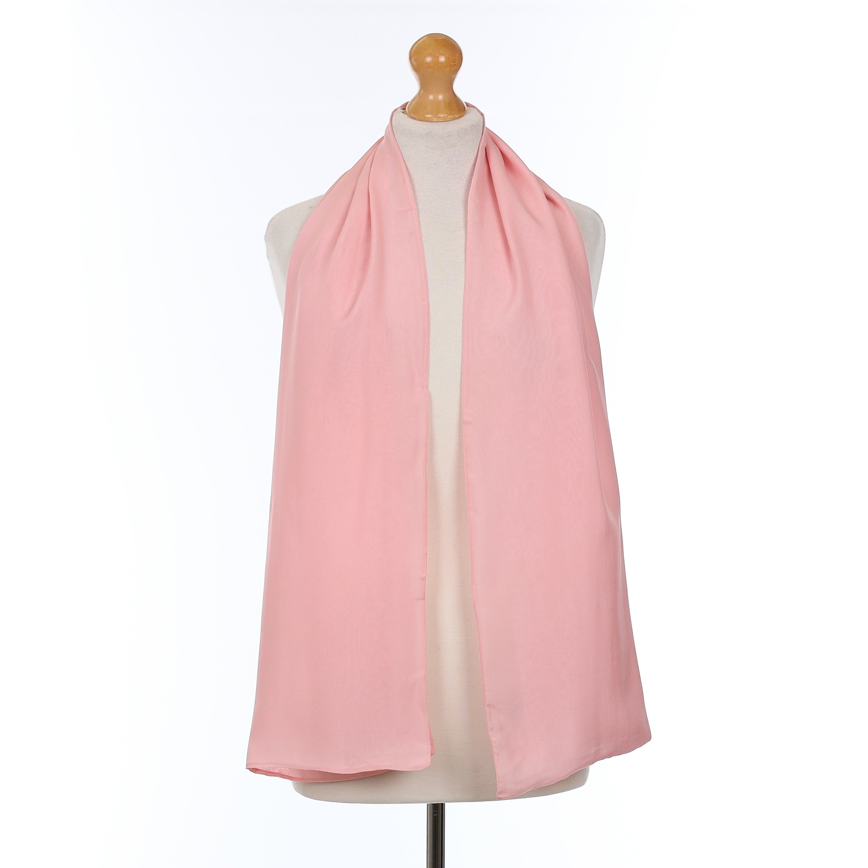 Jaeger Shell Pink Silk Scarf