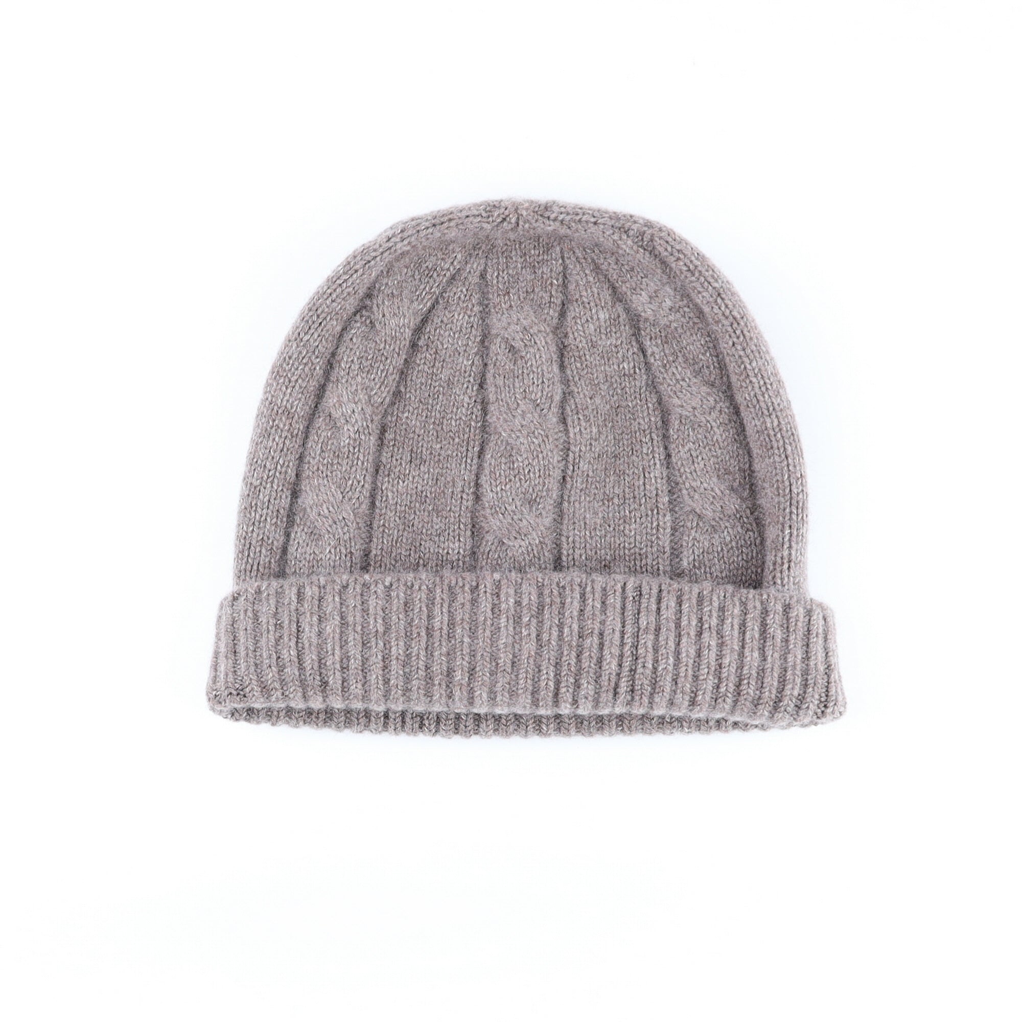 Scottish Mink Luxury Chunky Cashmere Beanie Hat