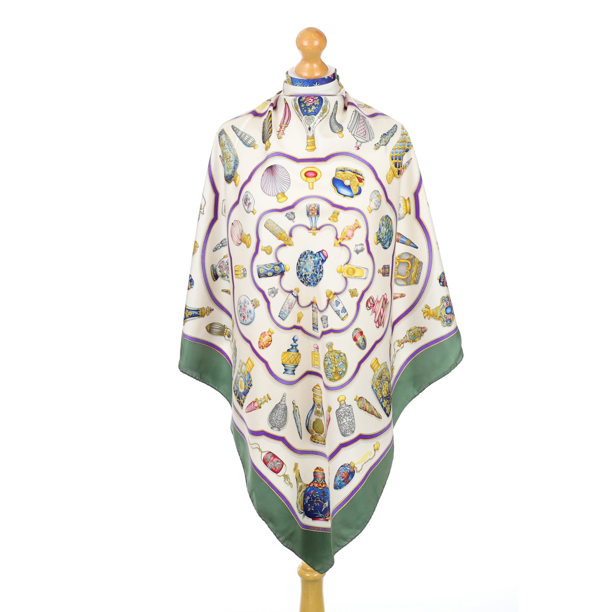 Hermès Qu’ Importe le Flacon Silk Scarf