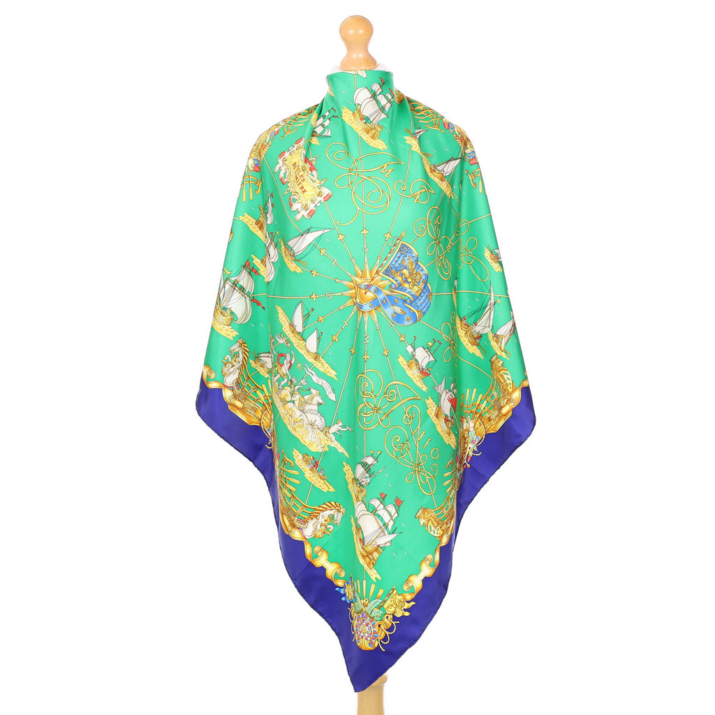 Hermès Voiles de Lumiere Silk Scarf