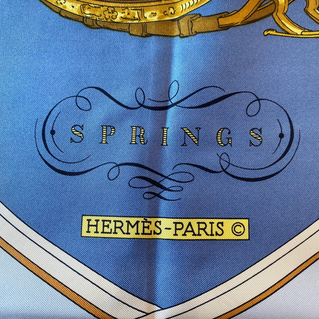Hermès Springs Silk Scarf