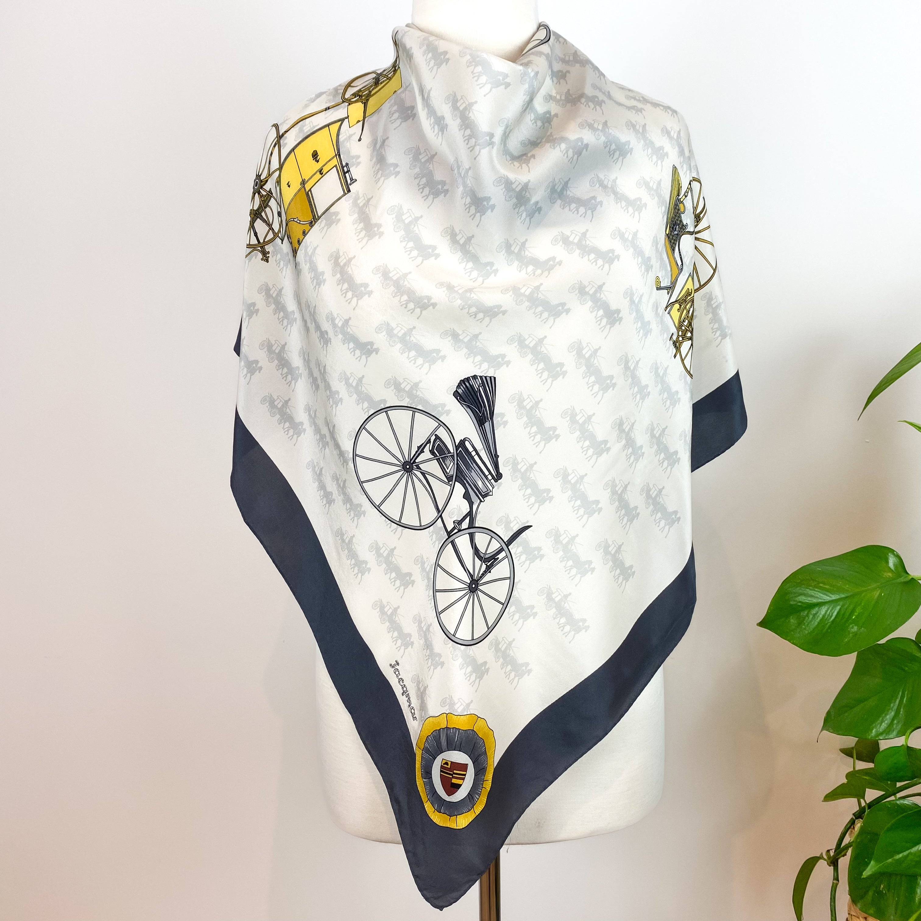 Jacqmar Equestrian Italian Silk Scarf