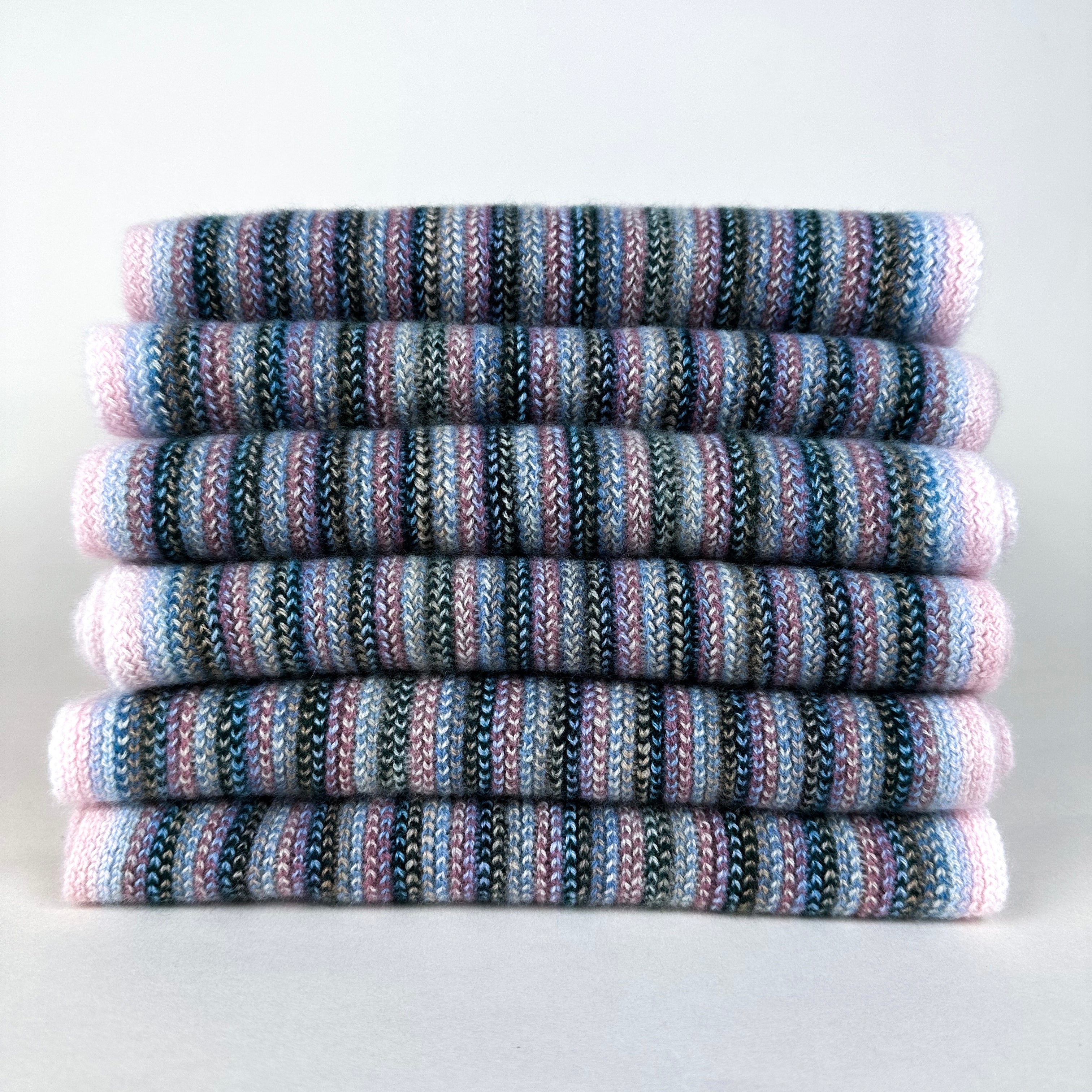 Brand New Multicoloured Pink Striped Scottish Scarf