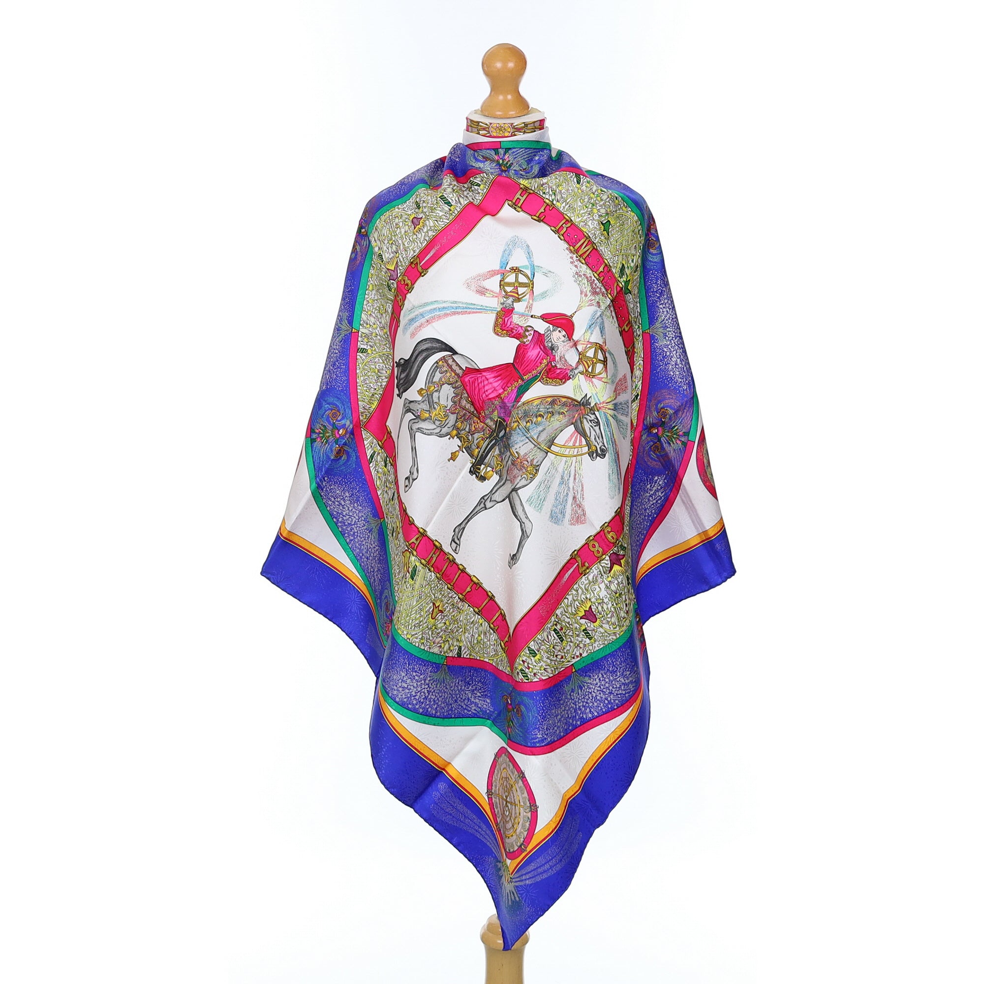 Brand New Boxed Hermes Feux D’ artifice Silk Scarf