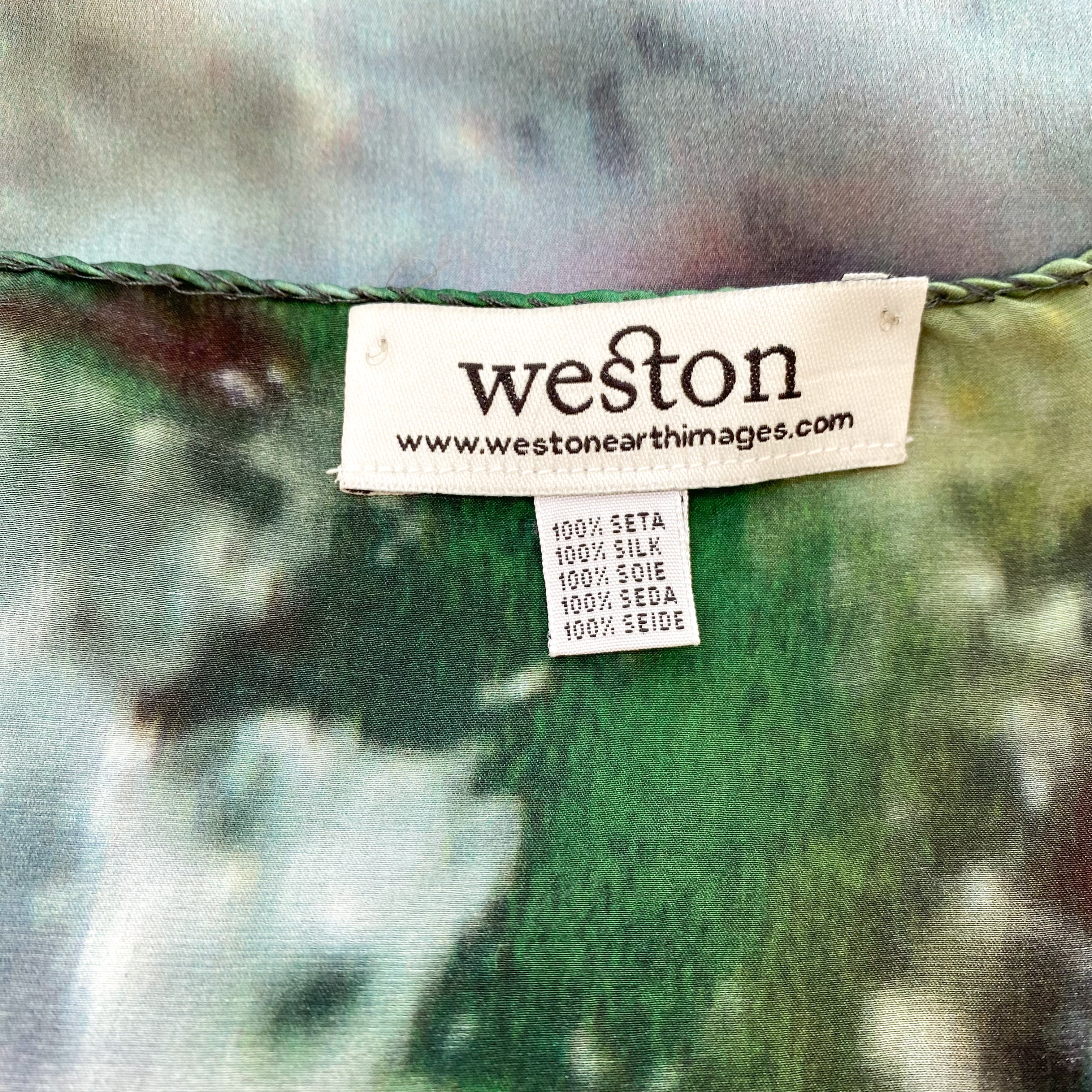 Extra Large Weston Tie Dye Silk Scarf
